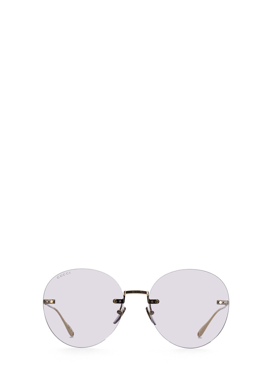 Gucci Sunglasses with Floral Pendant Accents