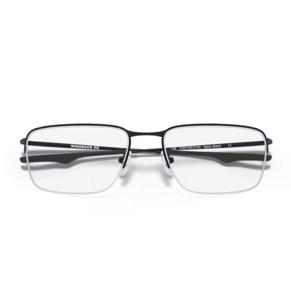 Ox5148 - Wingback Sq Rectangular Titanium Eyeglasses