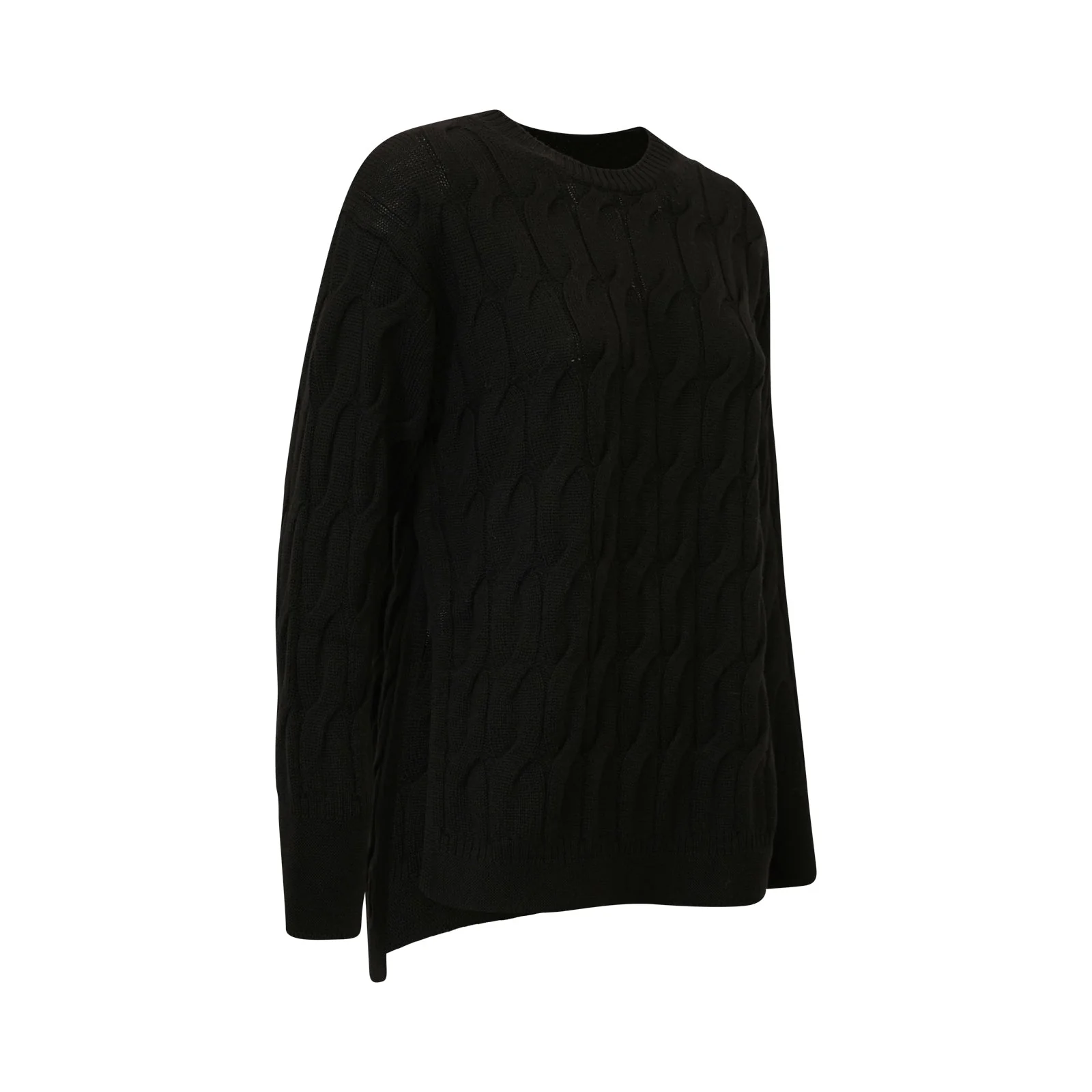Textured Cable Knit Sweater