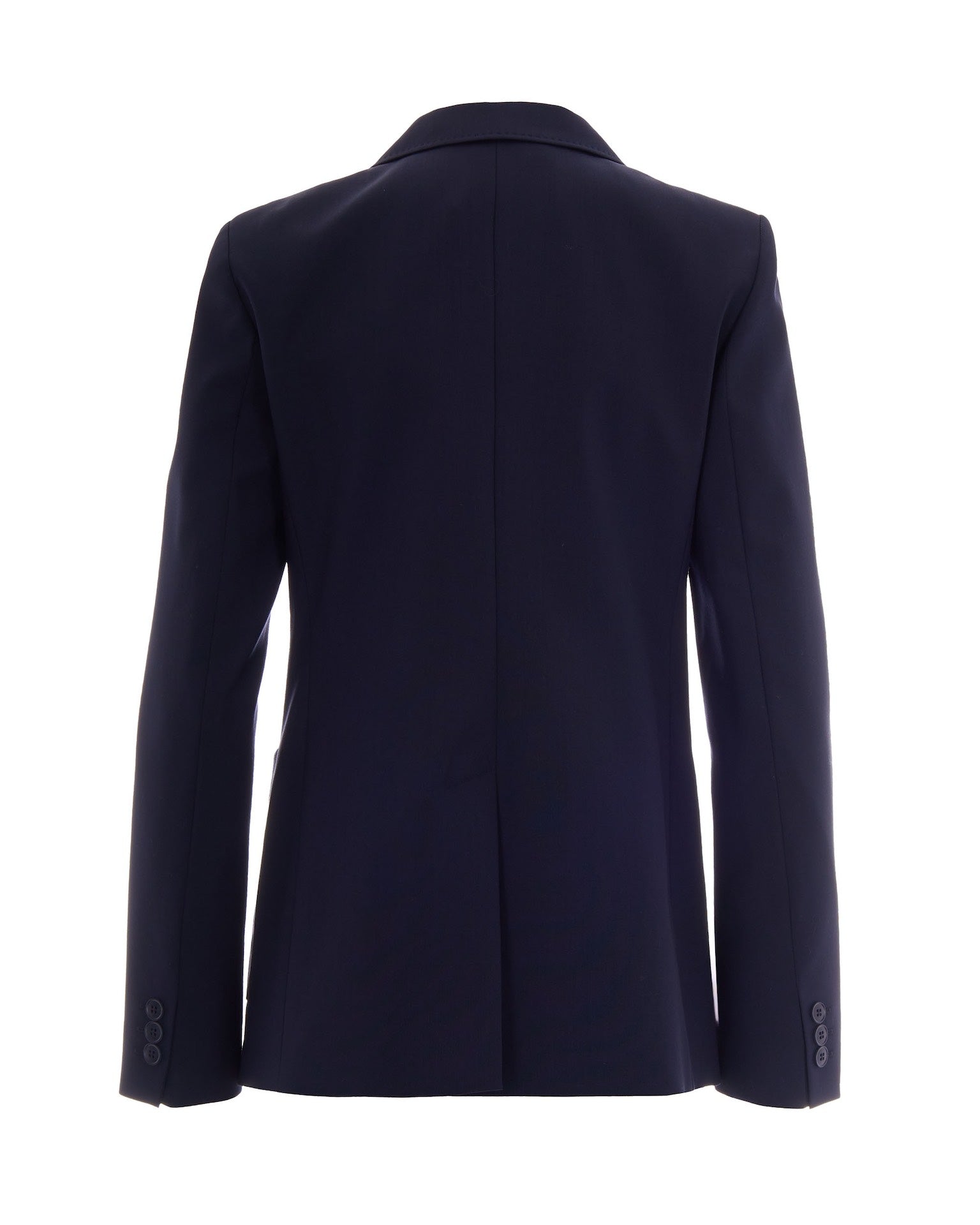 Blue Double-Breasted Blazer