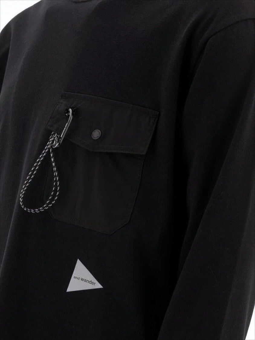 Relaxed-Fit Long-Sleeved Top With Unique Pocket Detail