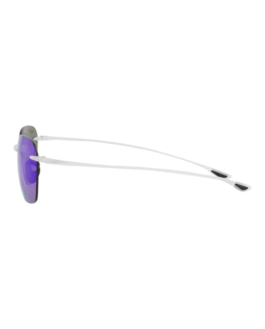 Square-Frame Nylon Sunglasses