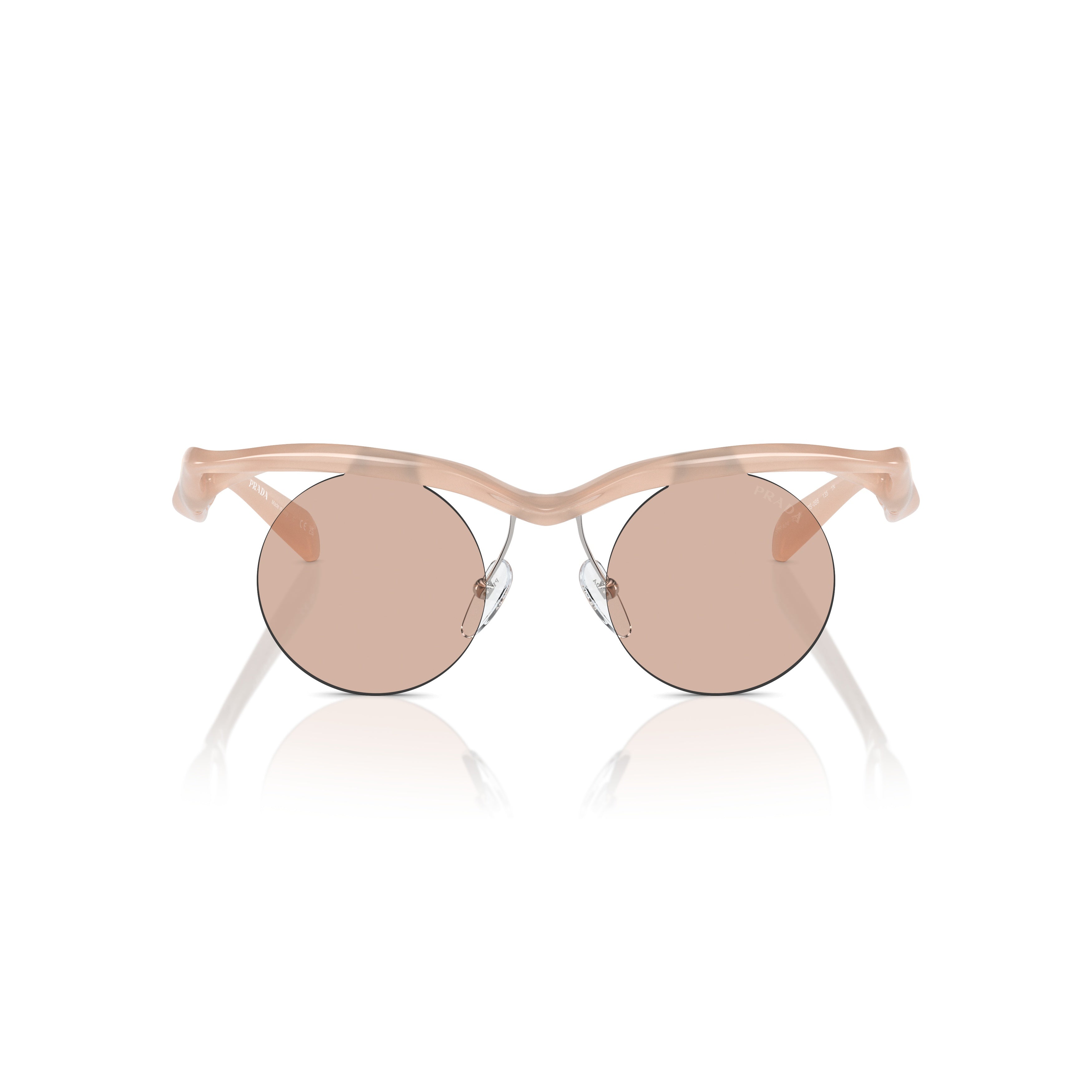 0pr A24s Translucent Wavy Acetate Sunglasses