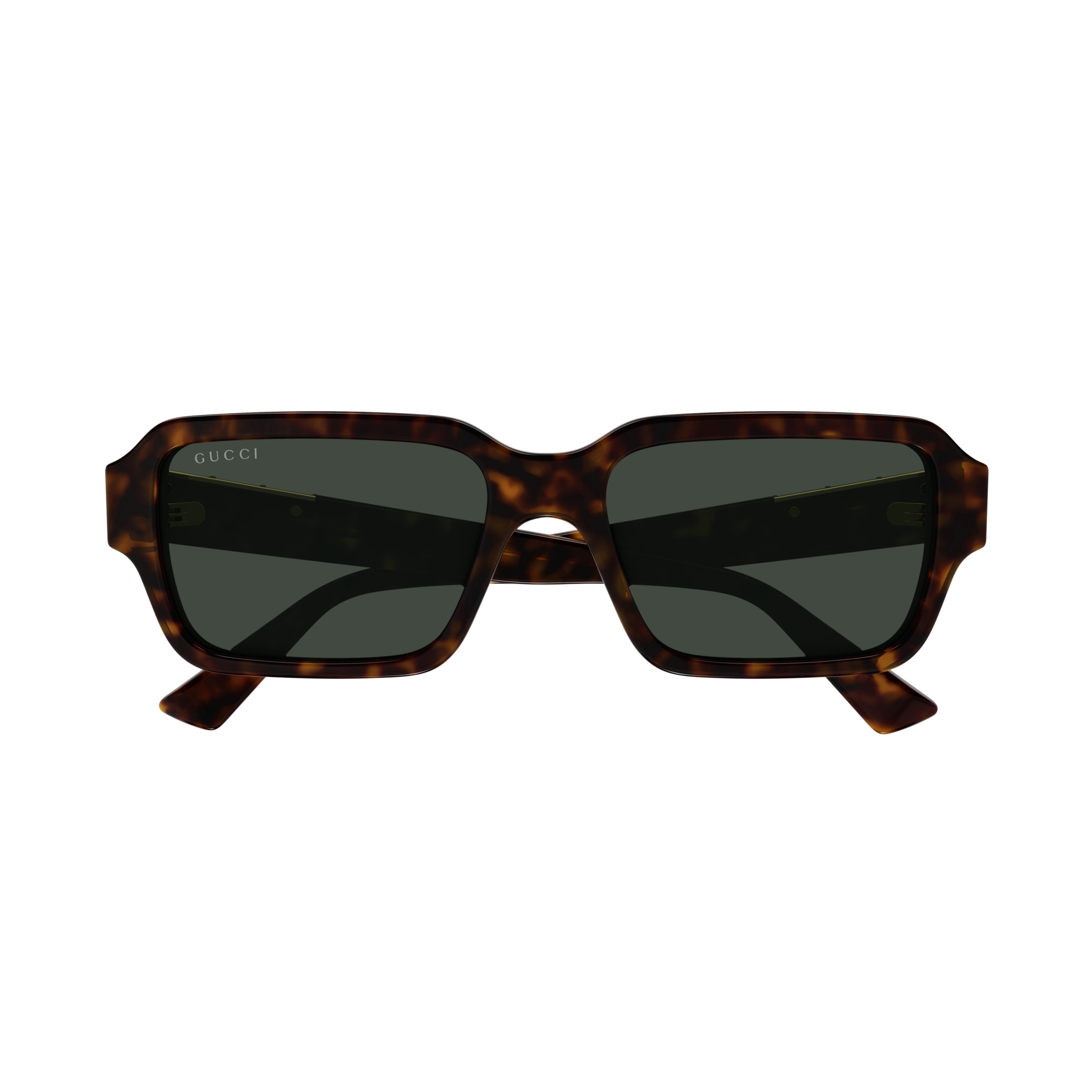 Gg1887s Rectangular Frame Tortoiseshell Sunglasses