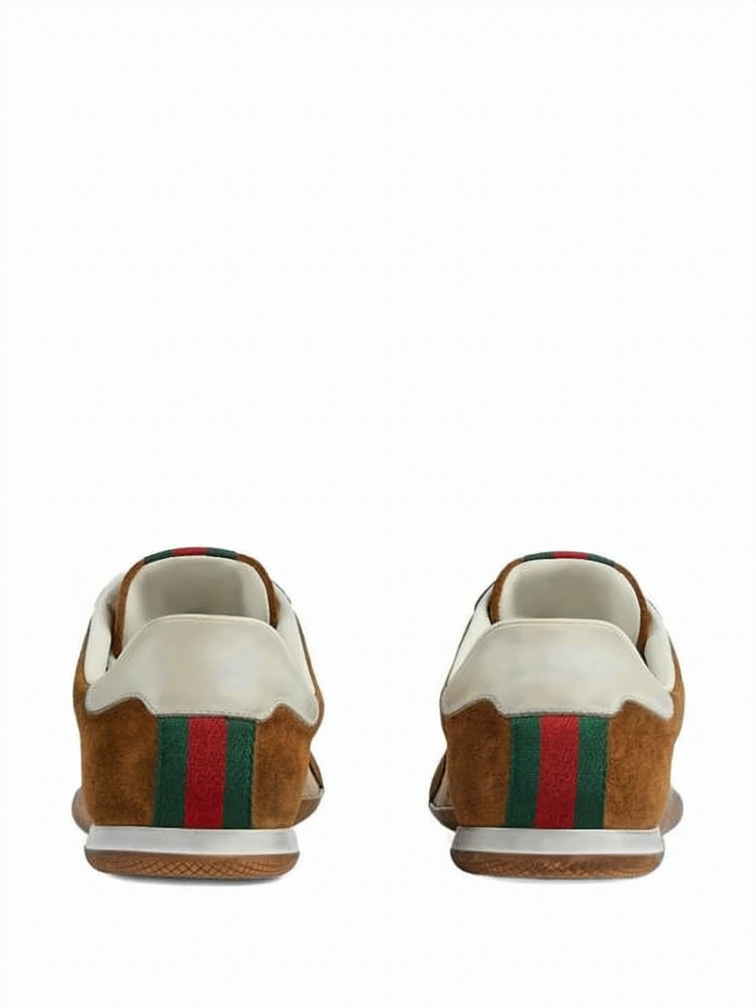 Low-Profile Suede and Canvas Sneakers with Monogram Detail