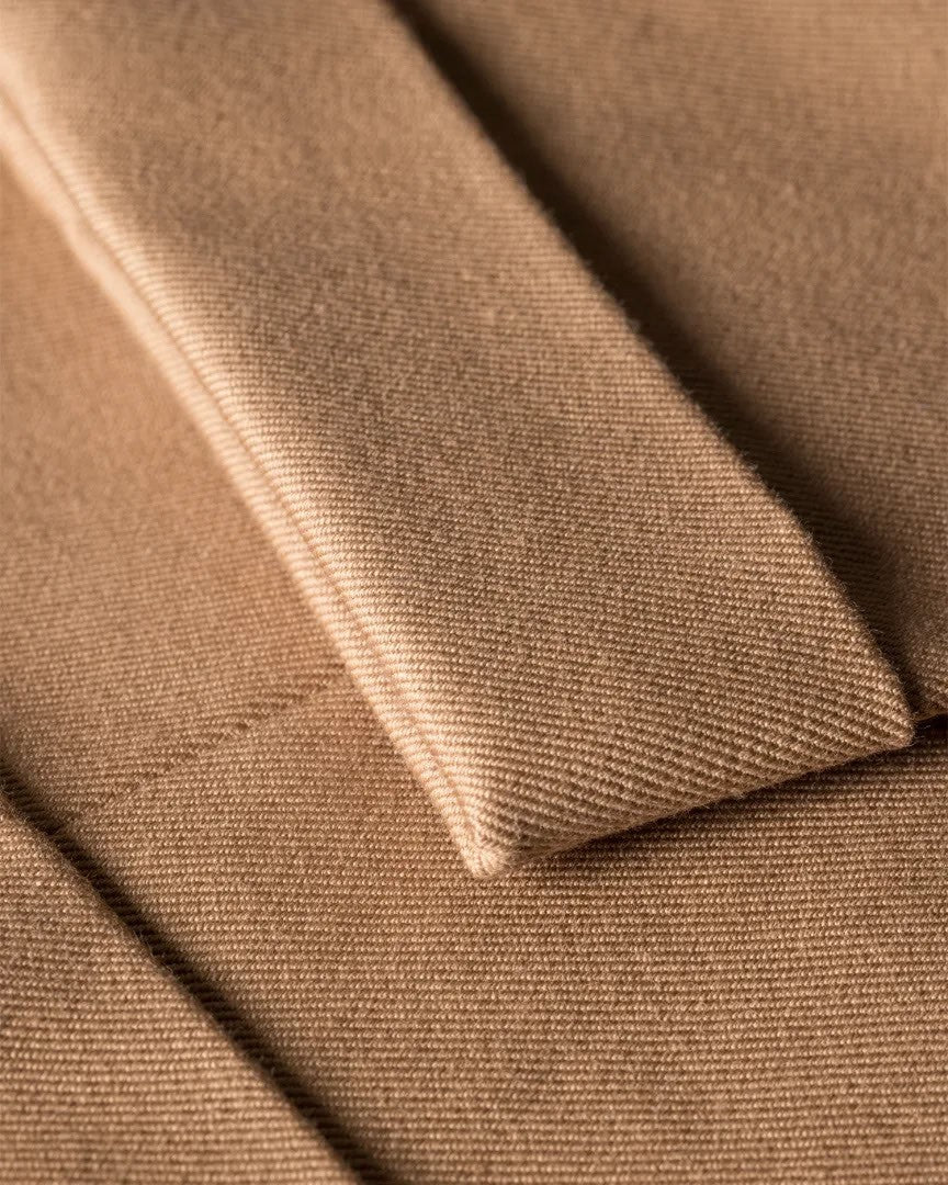 Tailored Beige Chinos With Turn-Up Hems