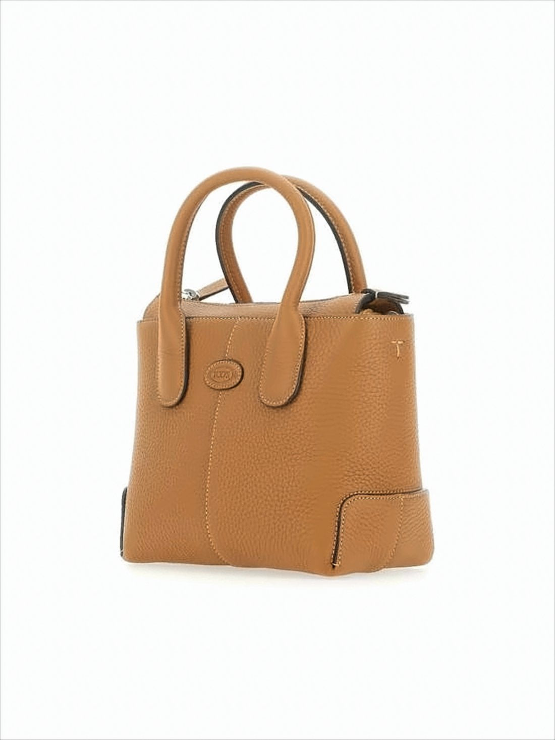 Textured Calf Leather Tote Bag