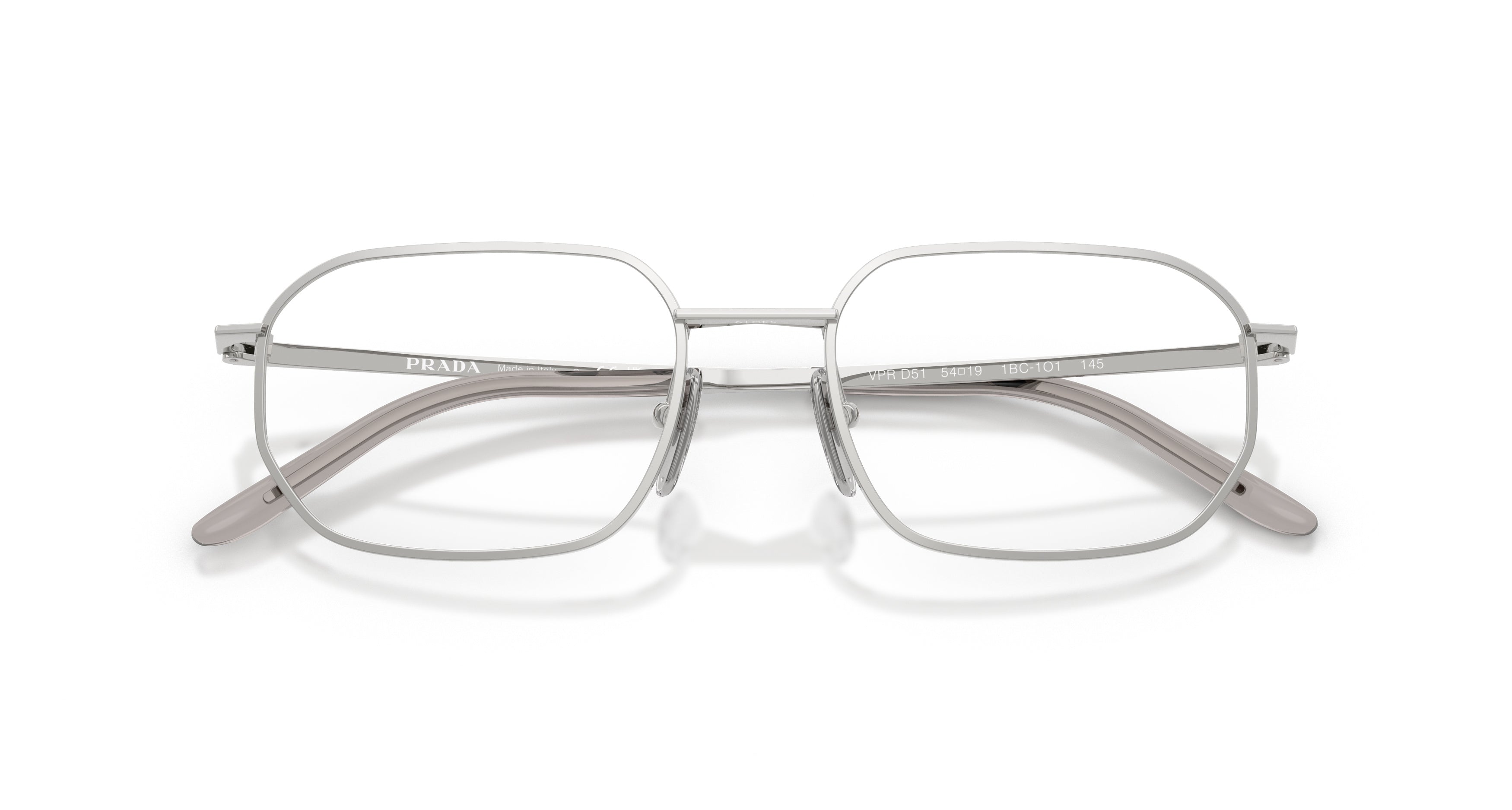 0pr D51v Geometric Metal Frame Eyeglasses