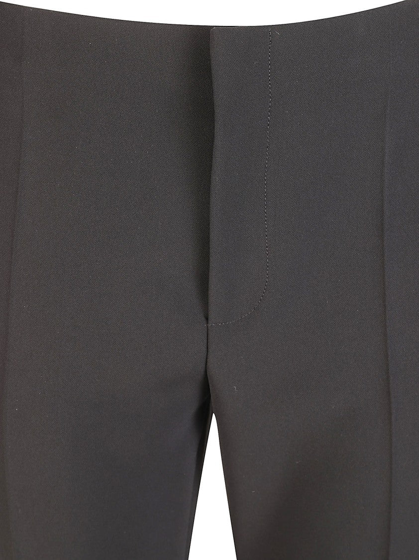 Tailored Black Trousers With Classic Waistband