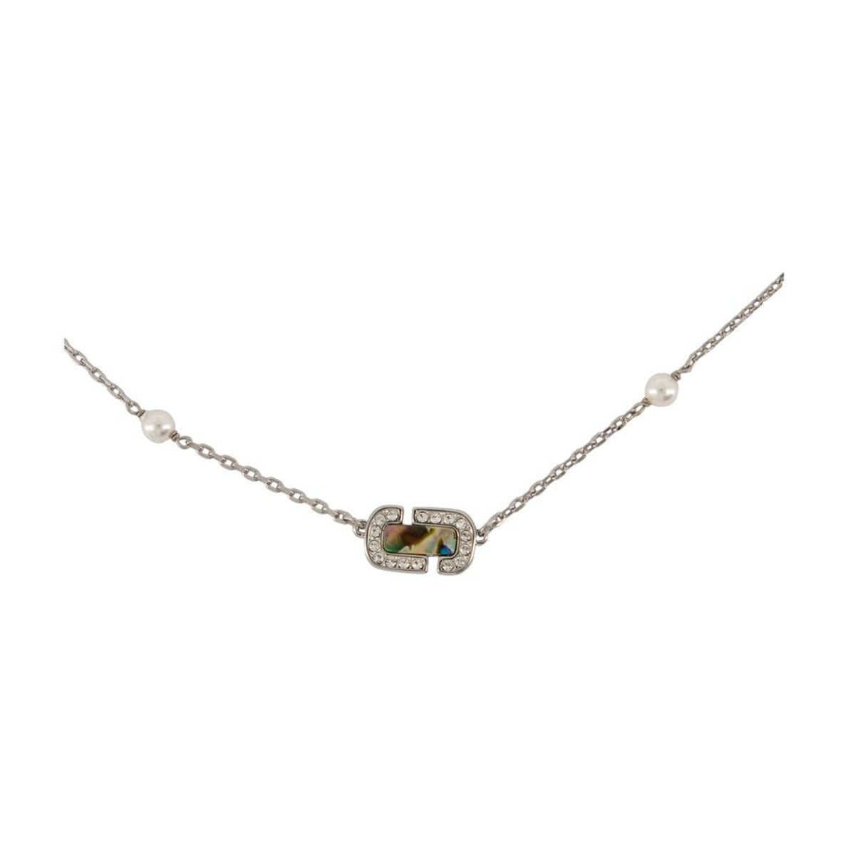 Abalone Necklace - Metal - Silver