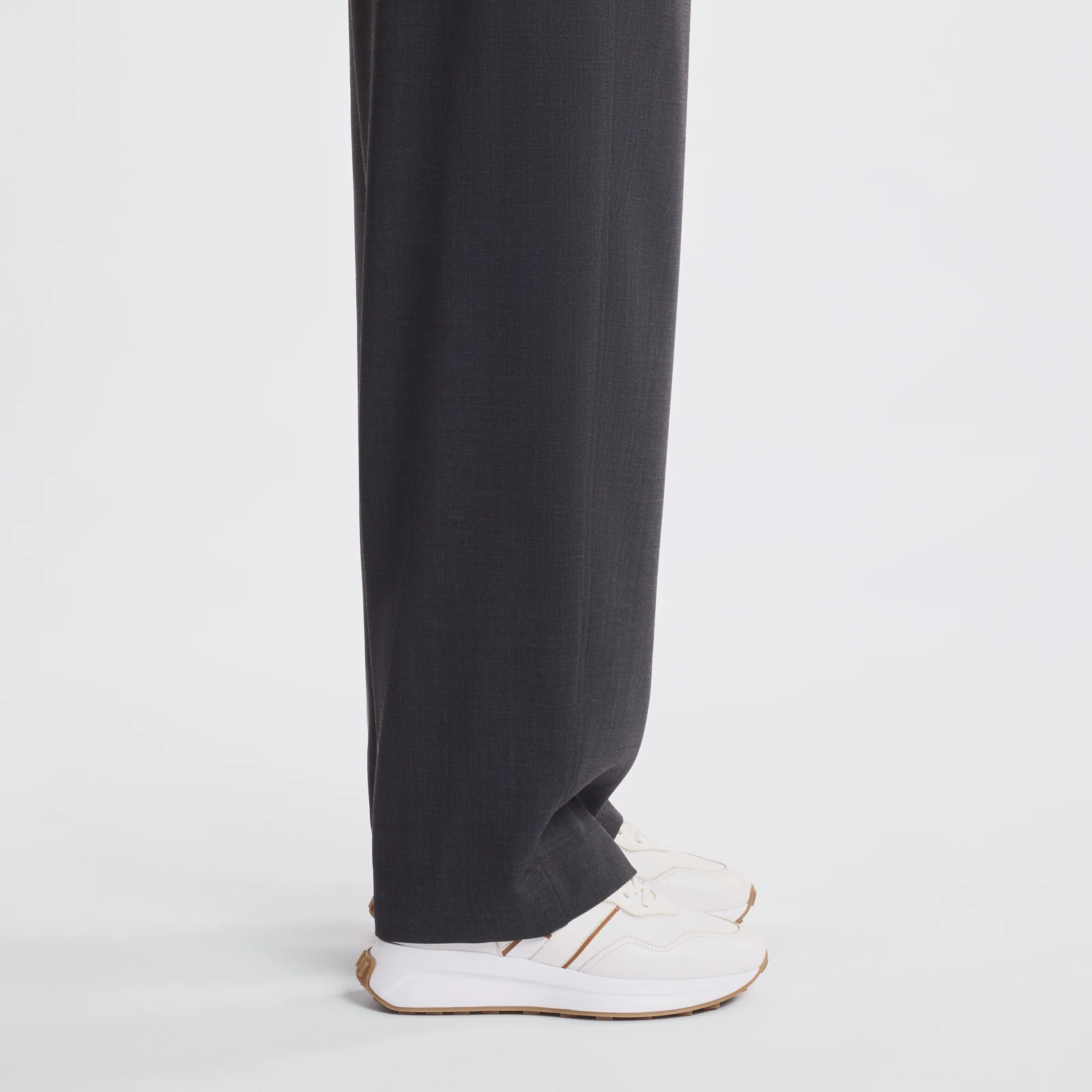 H641 H Patch Sneakers With Leather