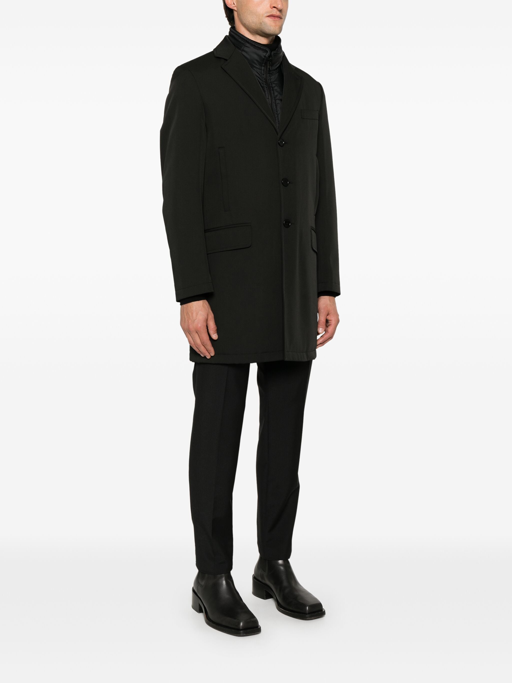 Tailored Double Coat Removable Padded Gilet