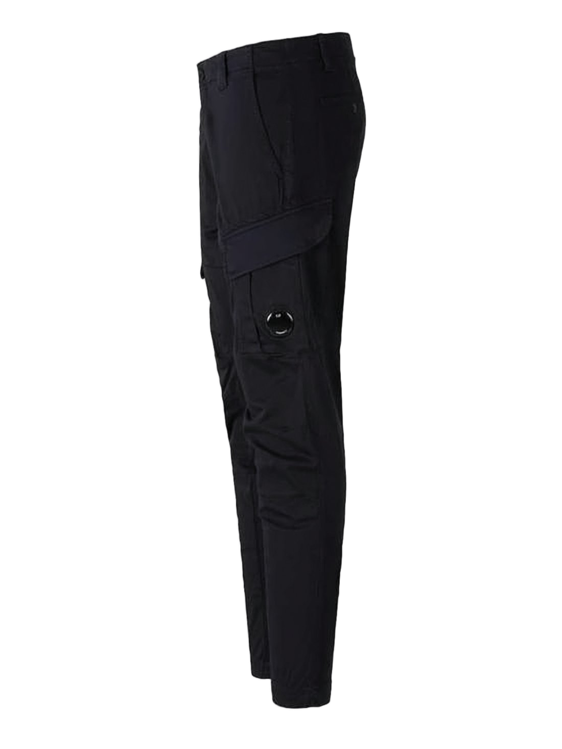 Sleek Tailored Straight Pants with Functional Cargo Pockets