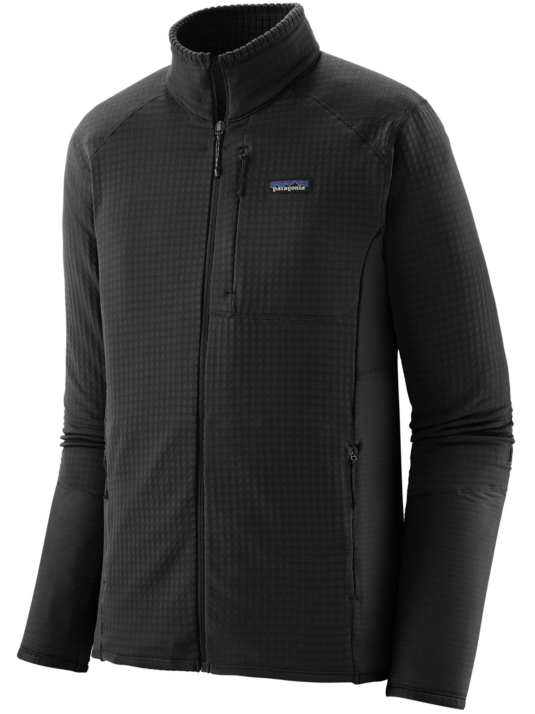 Black R1 Jkt Fitted Active Jacket
