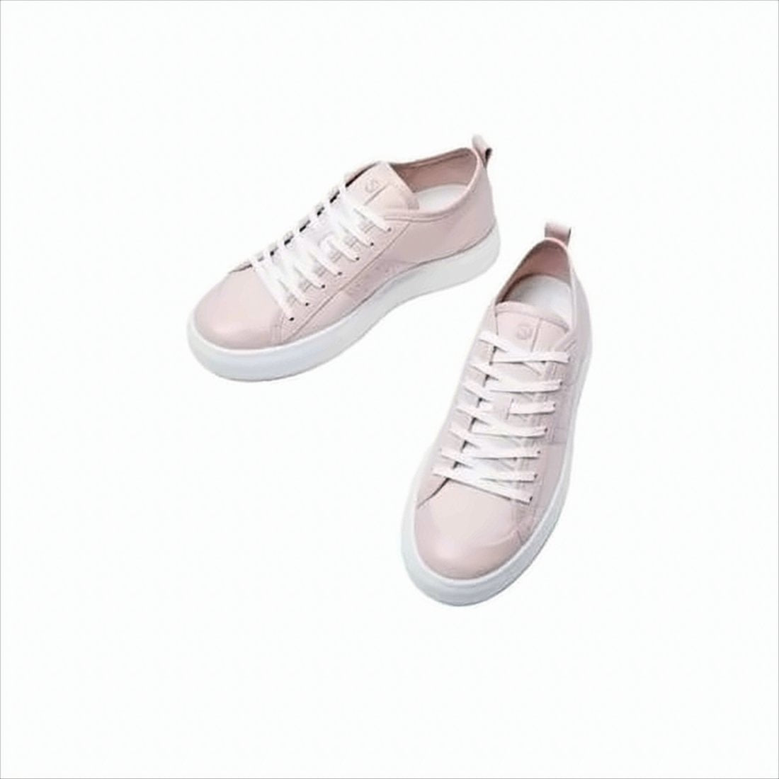 Minimalist Leather Sneakers with Rubber Sole