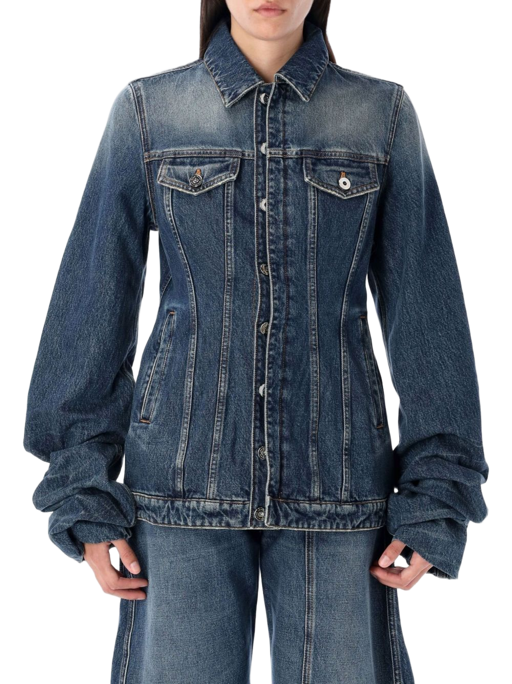 Faded Blue Denim Jacket