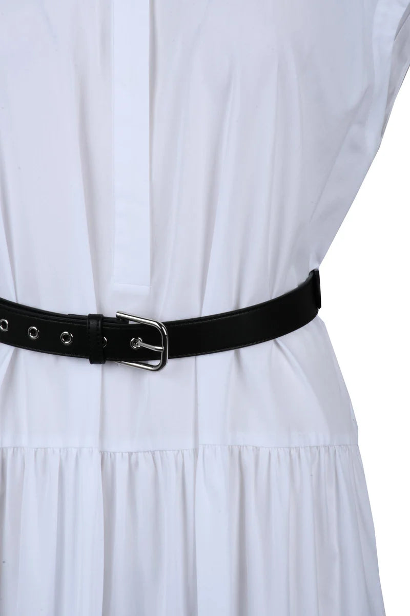 Bairo Cotton Chemise Dress - White