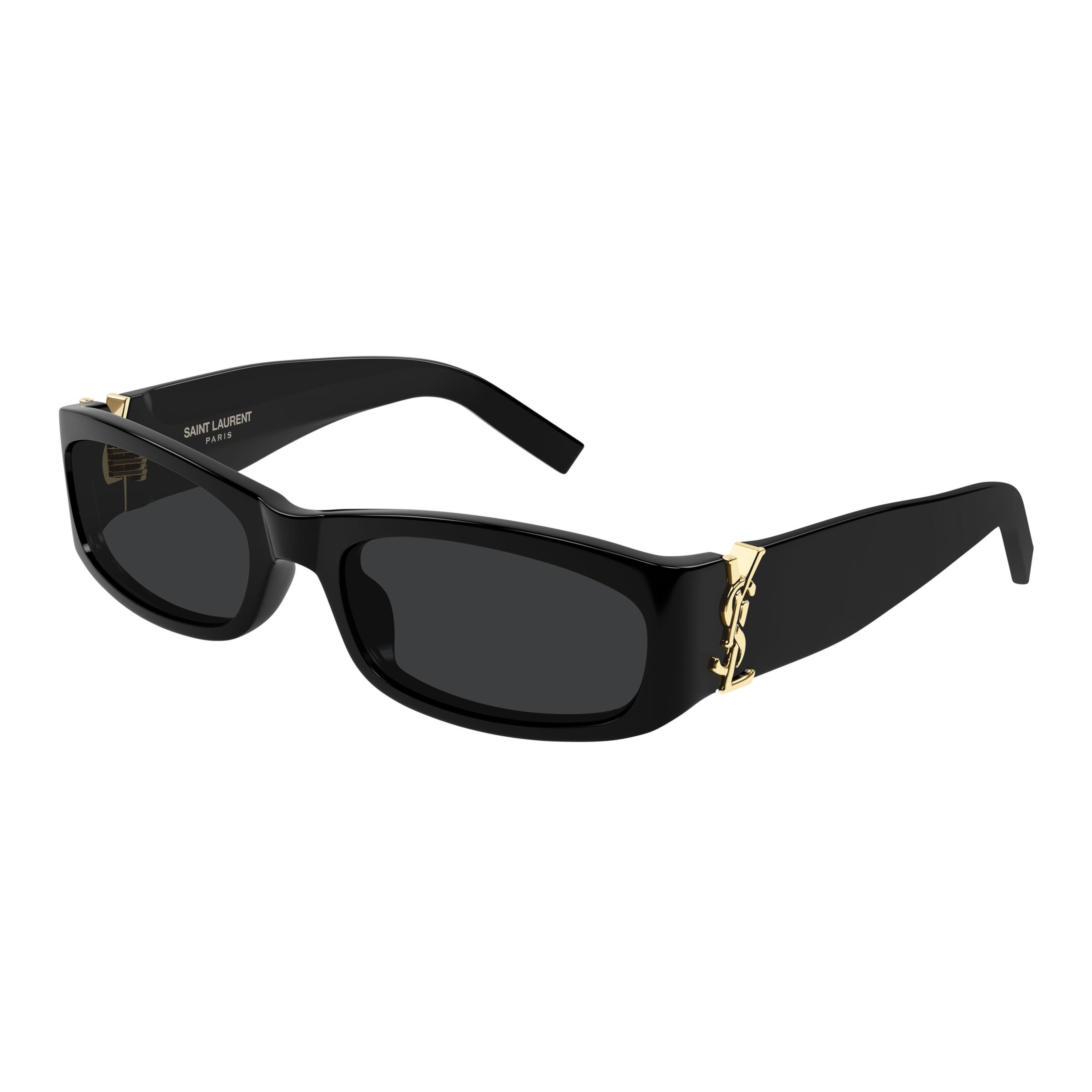 Rectangular Sunglasses with Gold-tone Logo Detail