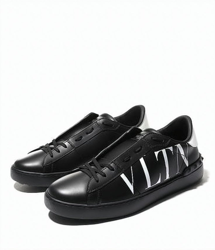 Low-Top Sneakers with Bold Lettering
