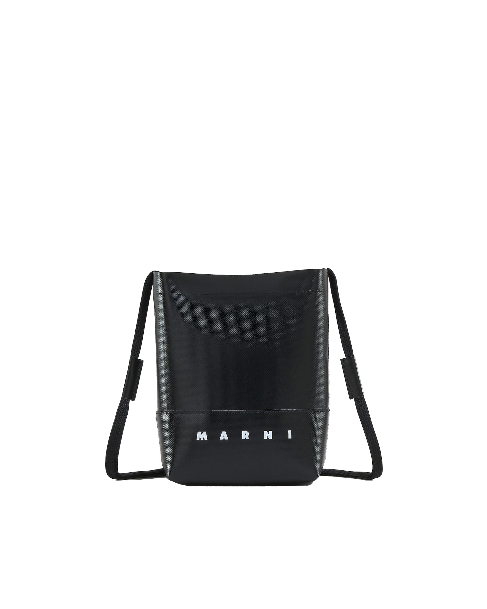 Black Shoulder Bag with Logo