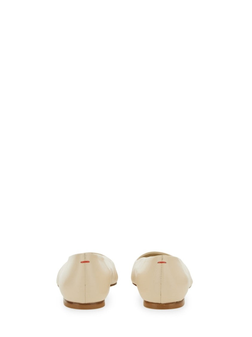 Dancer "Crazy" Pointed Toe Leather Flats