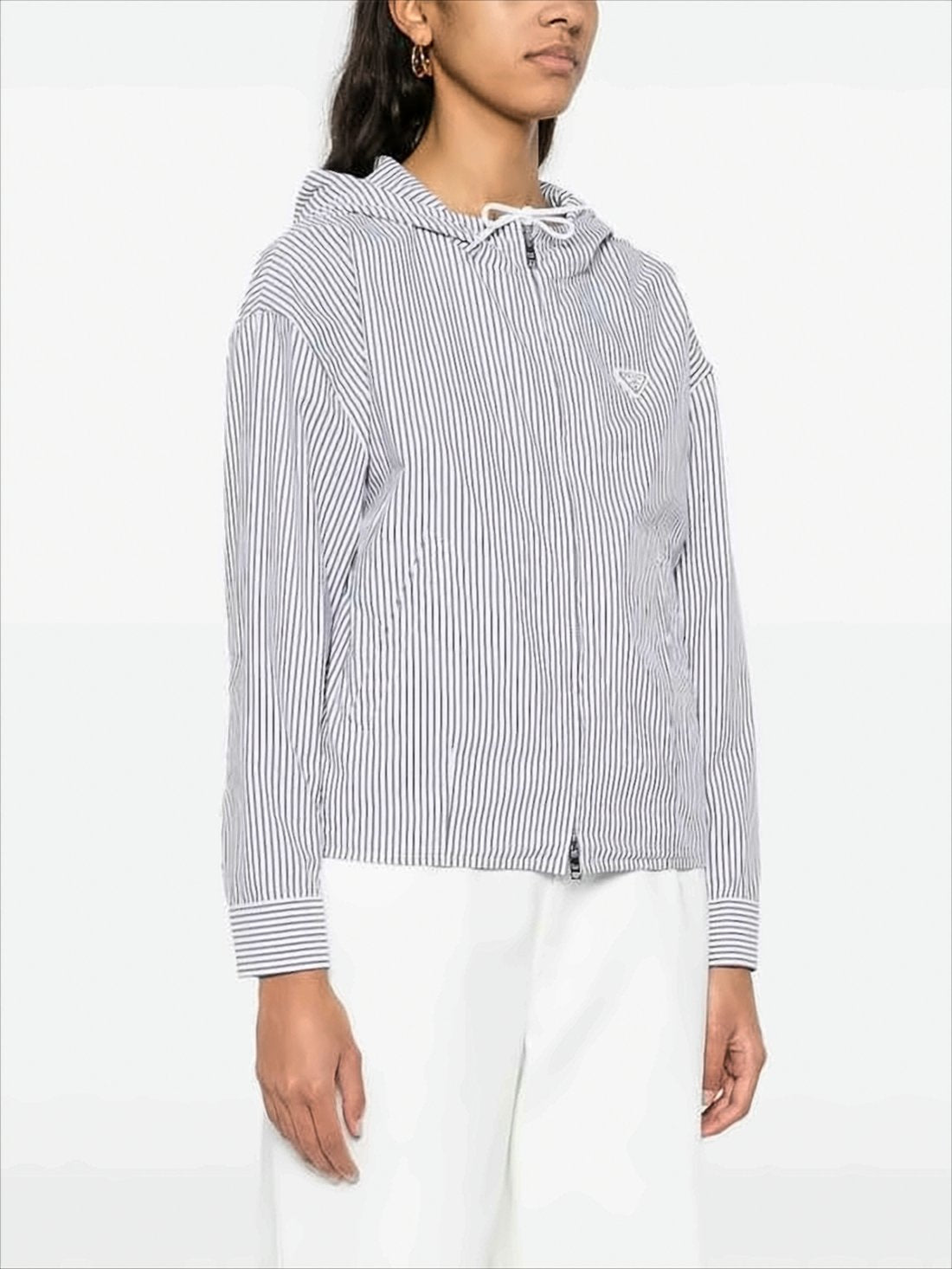 Lightweight Hooded Zip-Up Top