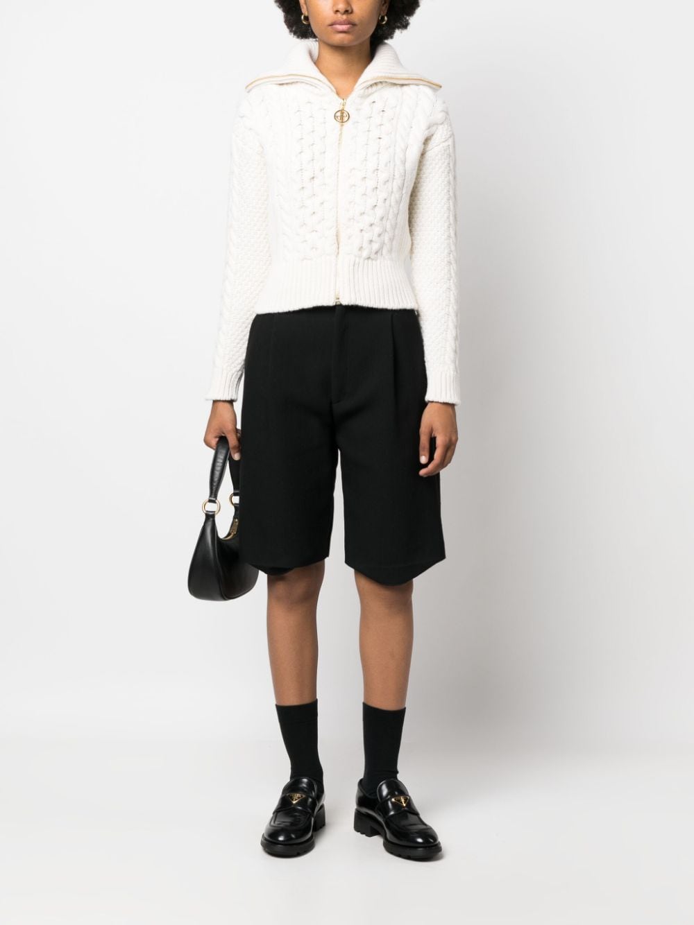 Textured Cable Knit Jumper