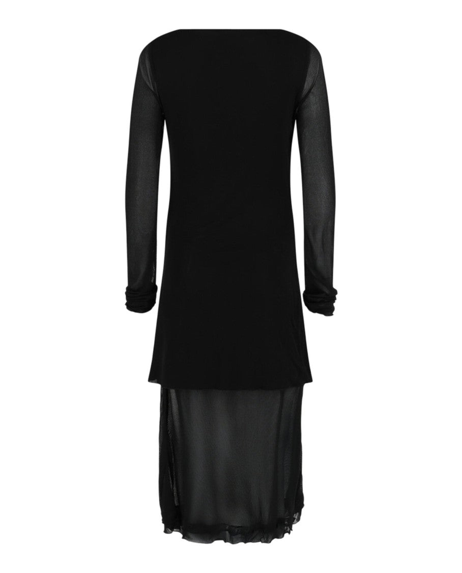 Ruched Long Sleeve Mini Dress