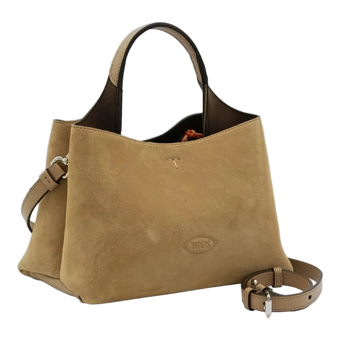 Compact Calf Leather Tote Bag