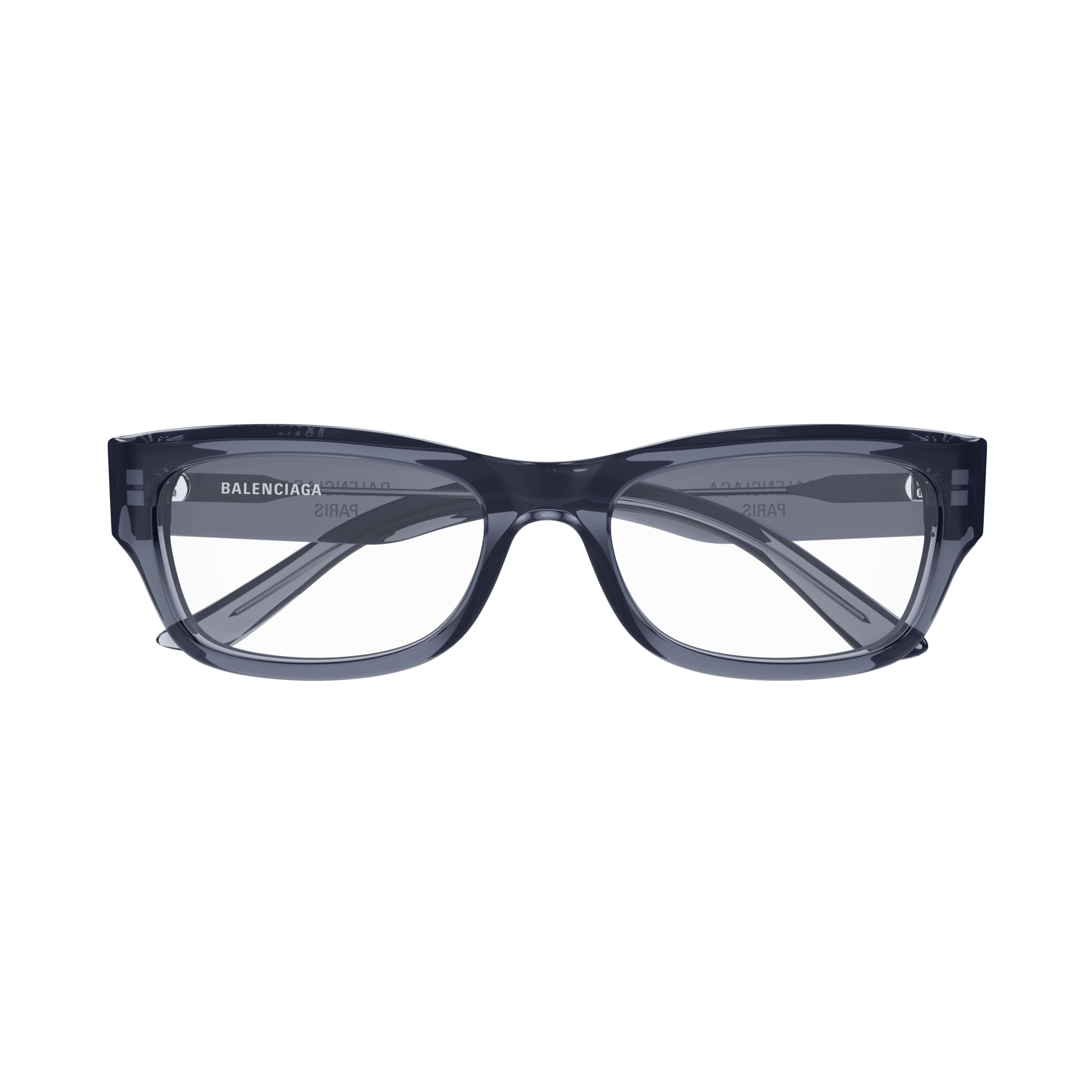 Bb0392o Rectangular Grey Acetate Eyeglasses