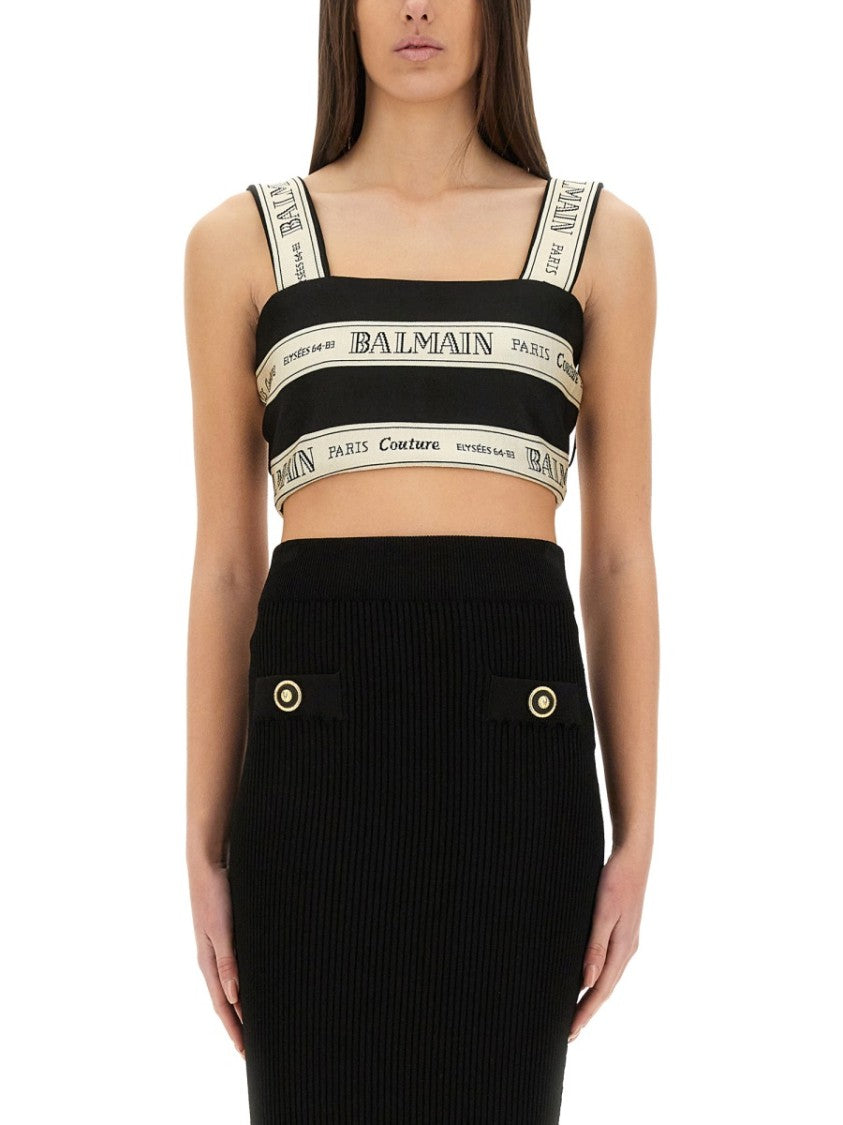 Cropped Top With Wide Straps