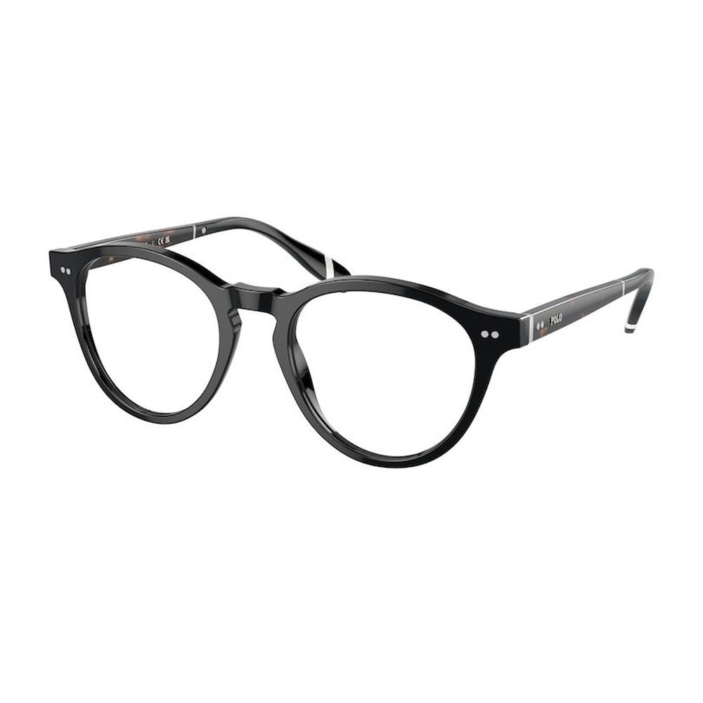 Ph2268 Phantos-Shaped Black Acetate Eyewear