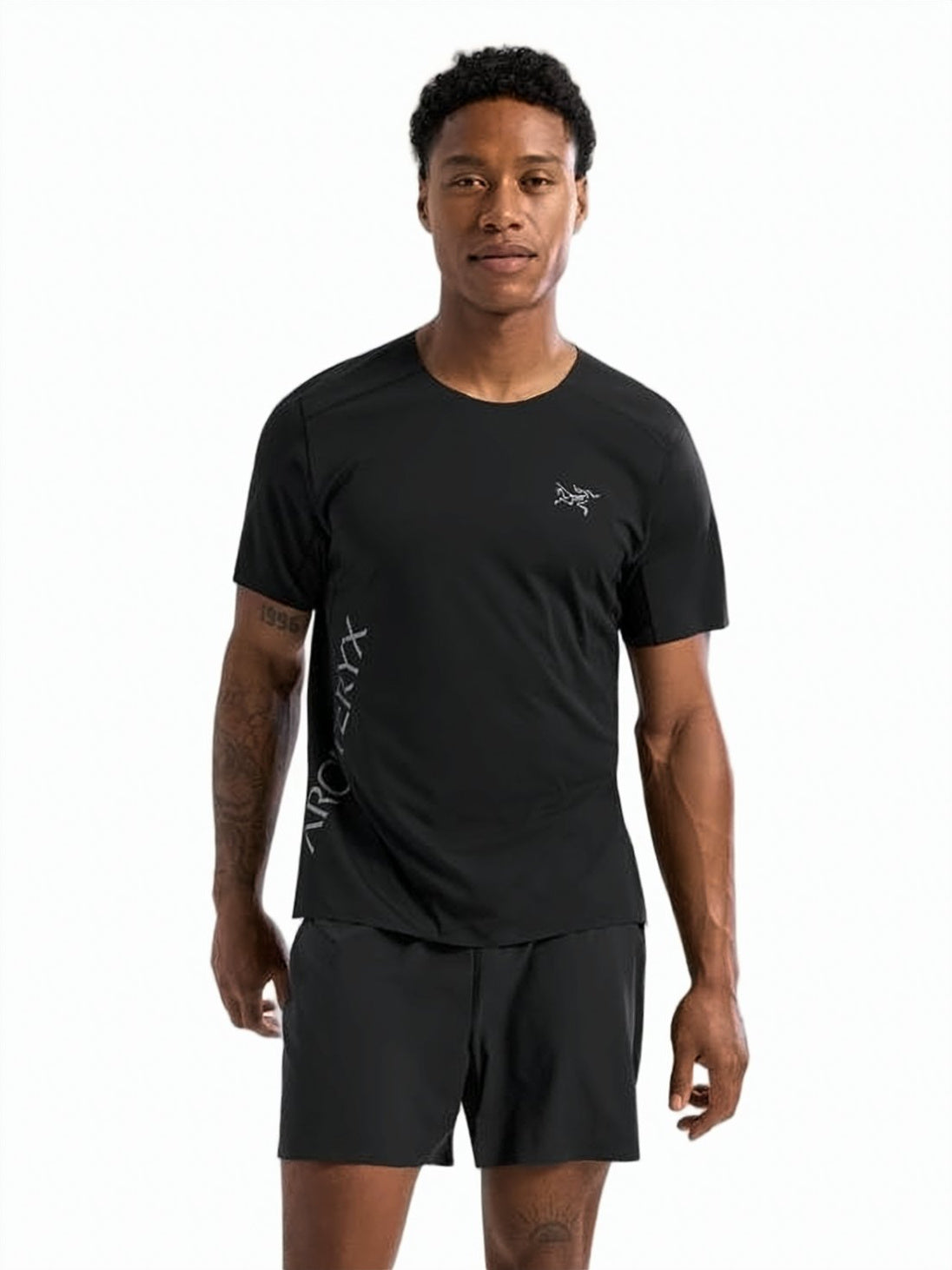 Black Tailored Fit Crew Neck T-Shirt