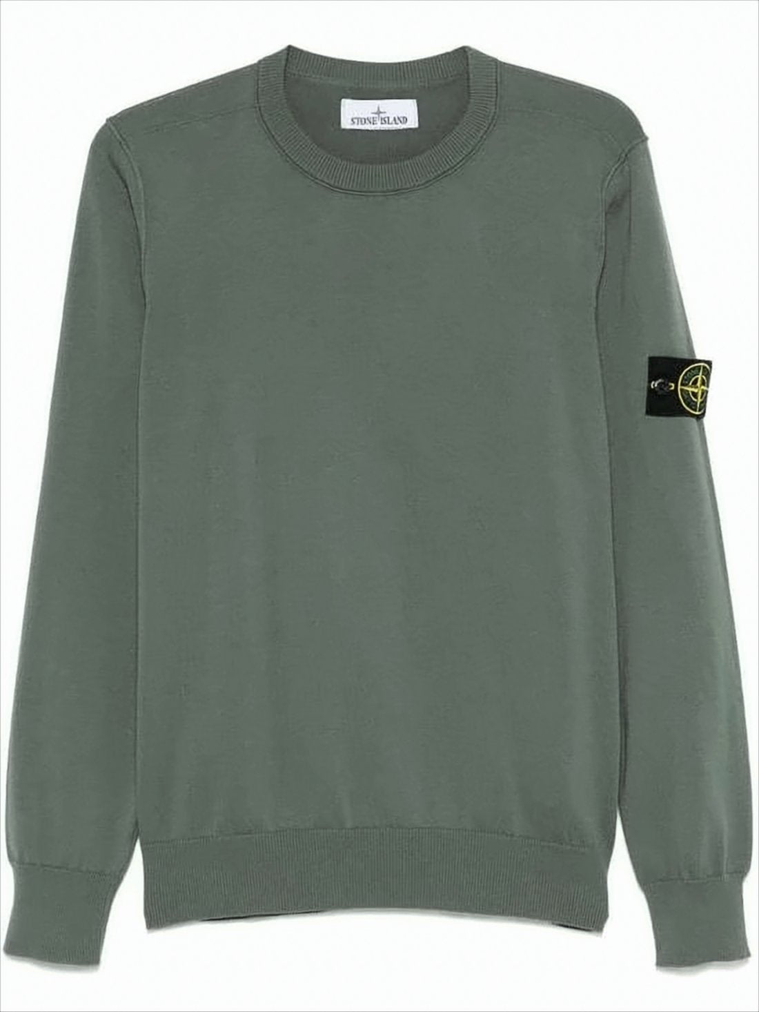 Minimalist Green Knit Sweater