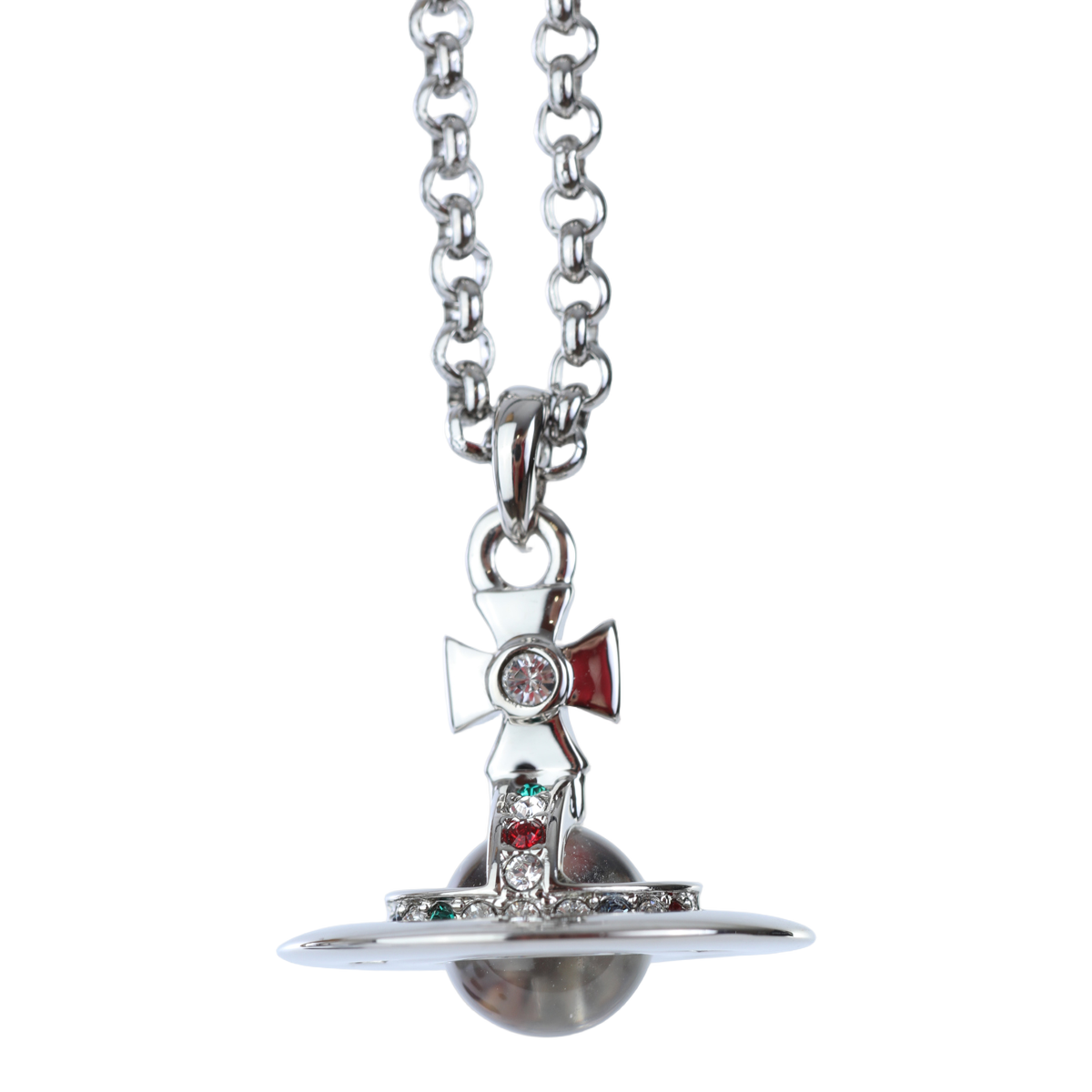 Platinum Brass Metal Necklace