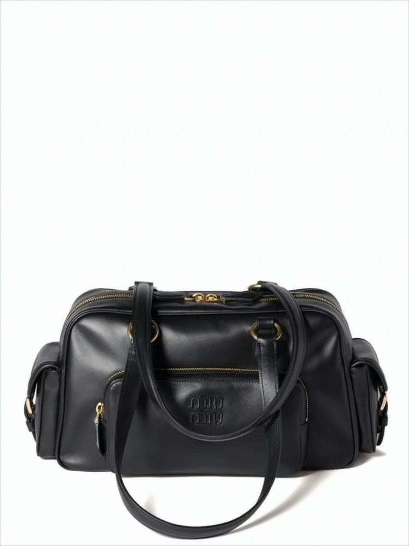 Smooth Calf Leather Shoulder Bag