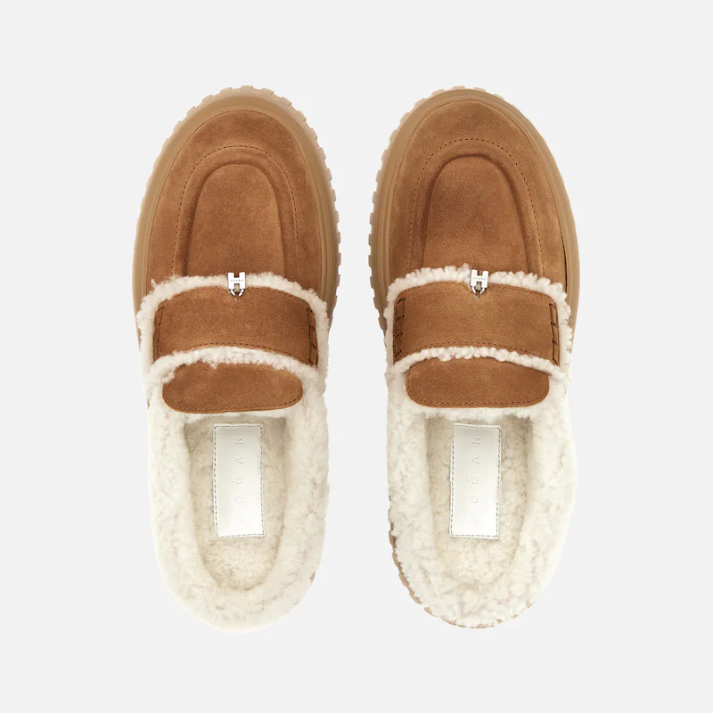 H-Stripes Sabot Fur With Shearling Lining