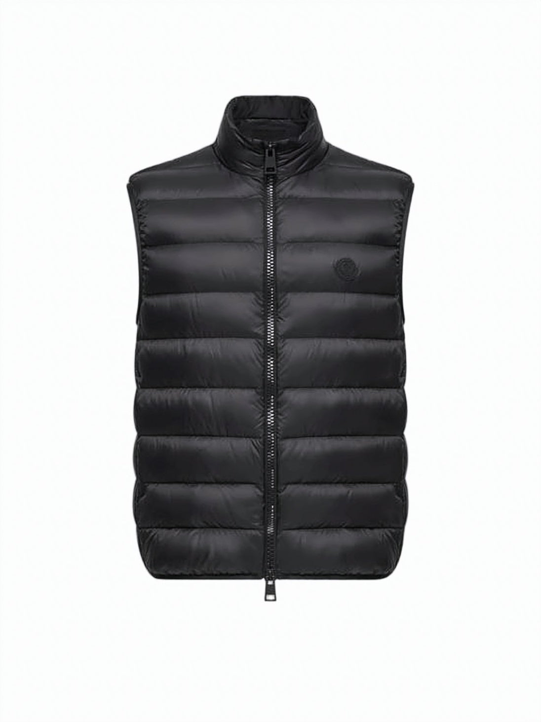 Quilted Casual Vest with High Collar