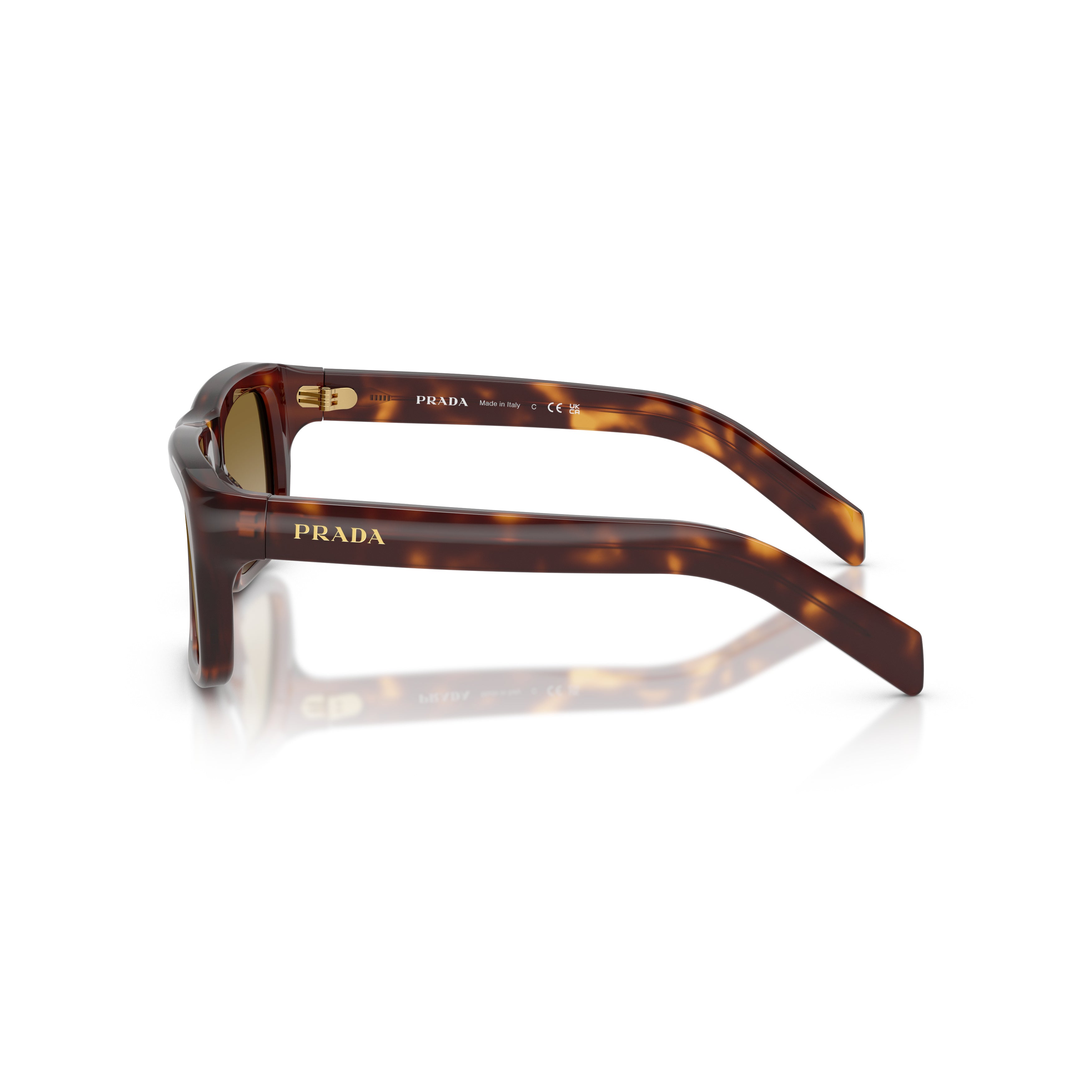 0pr D11s Rectangular Tortoiseshell Sunglasses