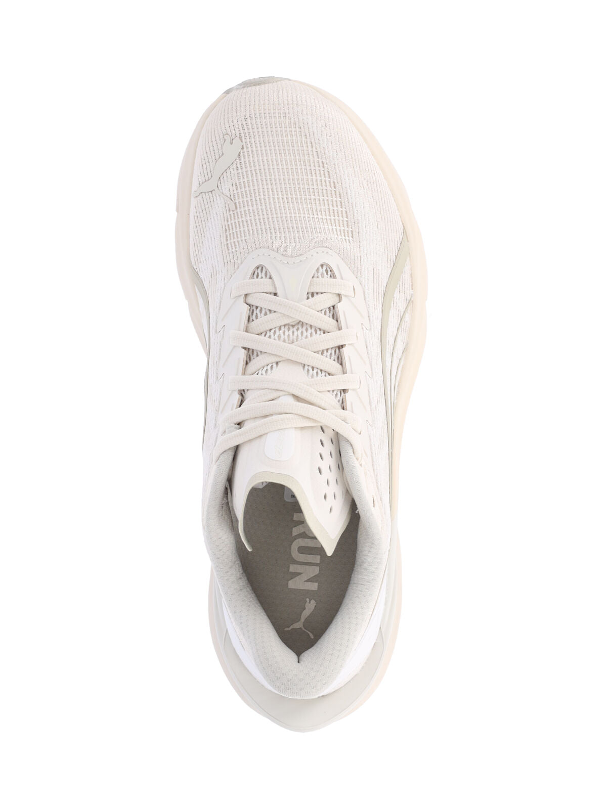 Neutral Streamlined Mesh Upper Sneakers