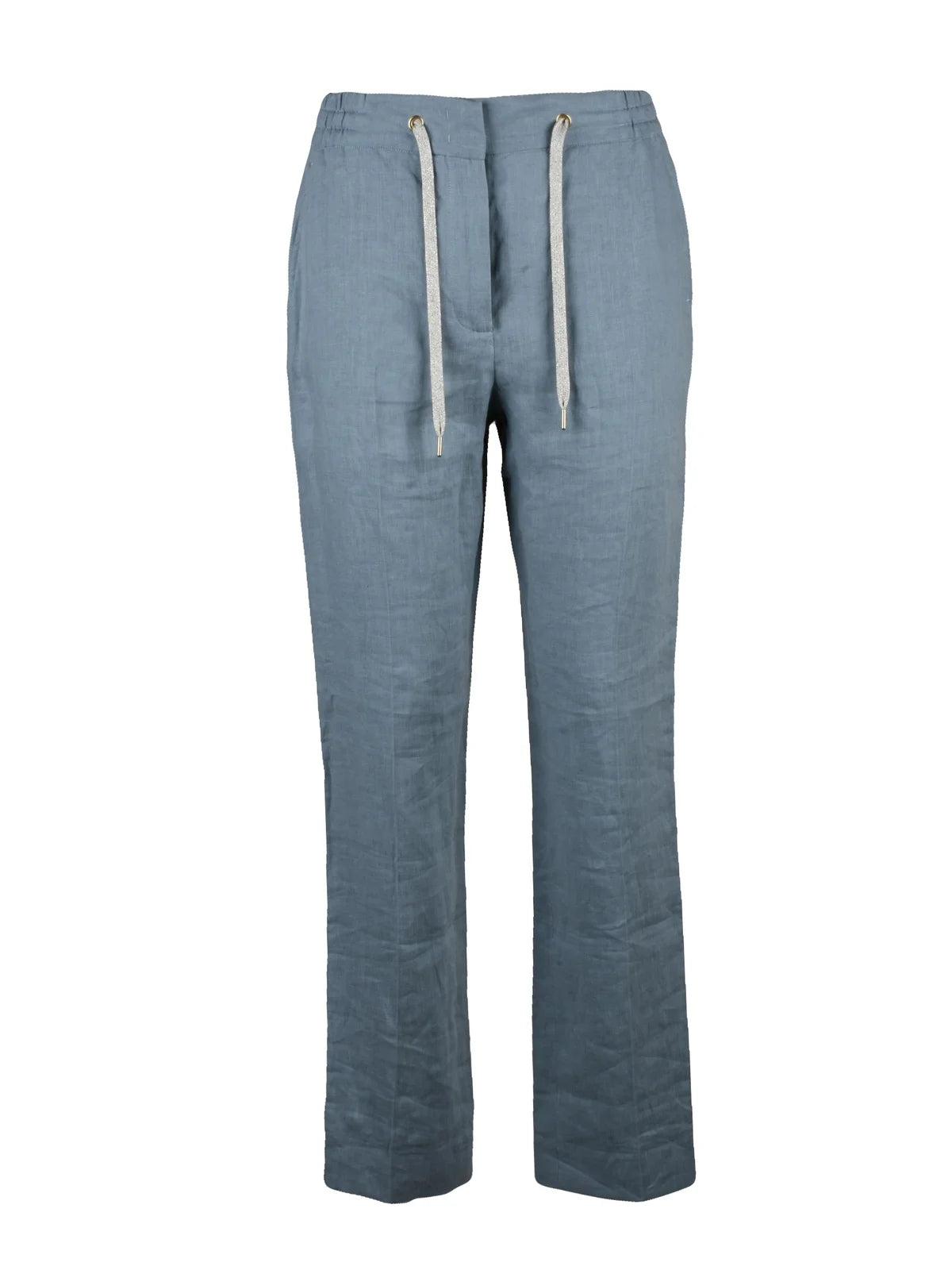 Eleventy Linen Chino Pants - Blue
