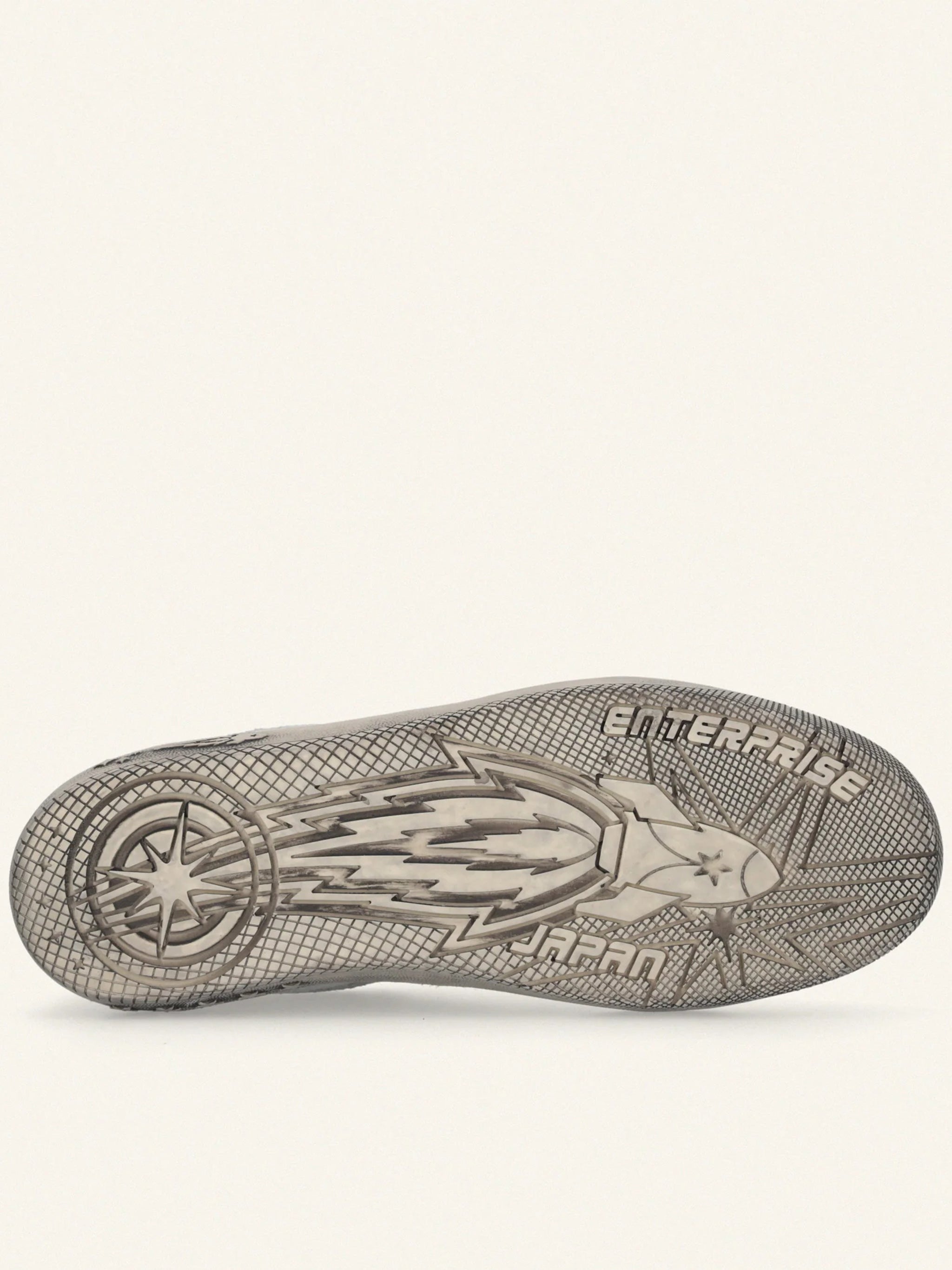 Jupiter Rocket 4 White/Grey Suede Sneakers