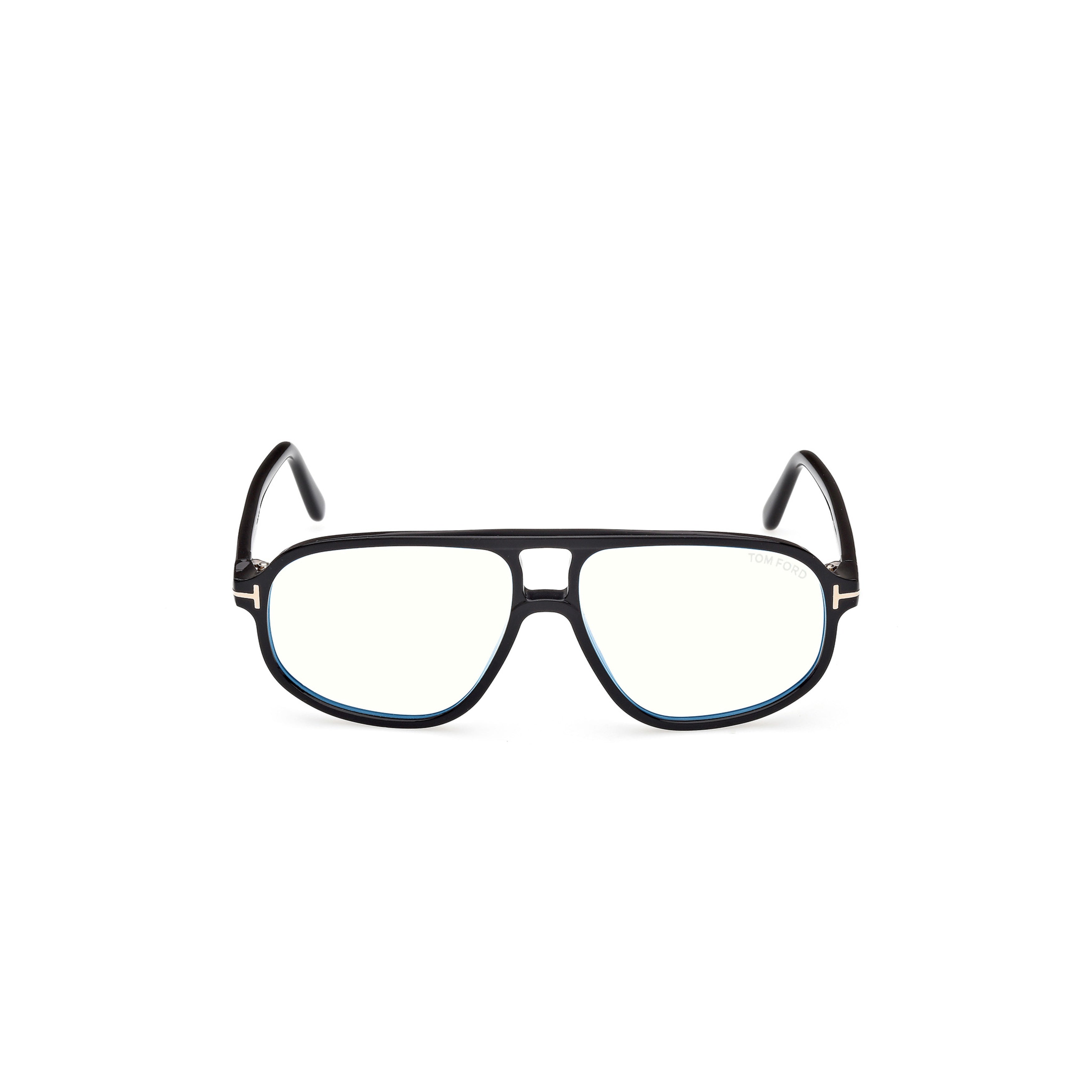 Ft6082-B Rectangular Black Acetate Eyeglasses