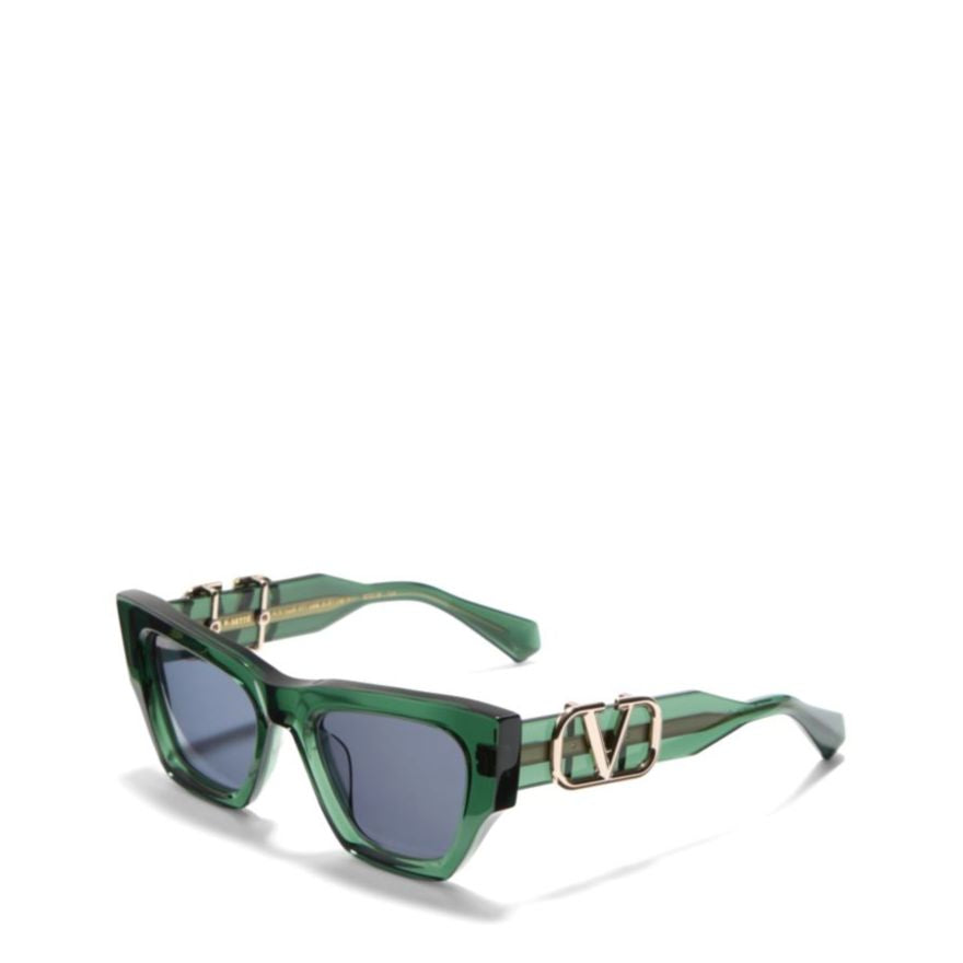 V - Sette Angular Frame Sunglasses