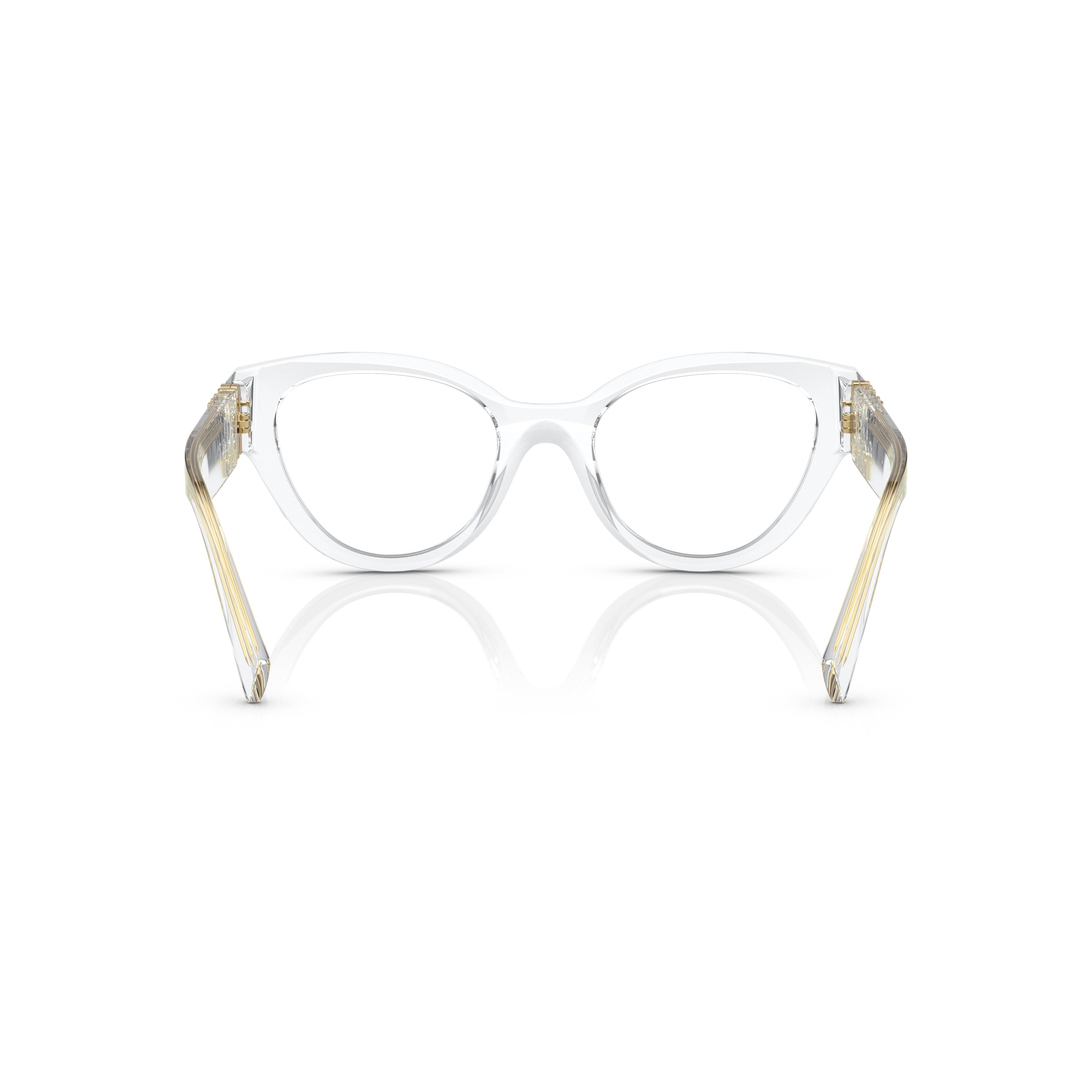 0mu 01vv Transparent Acetate Cat-Eye Eyeglasses