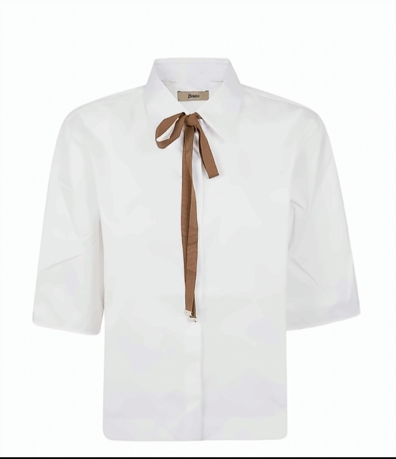 Cotton 3/4 Sleeve Classic Collar Shirt