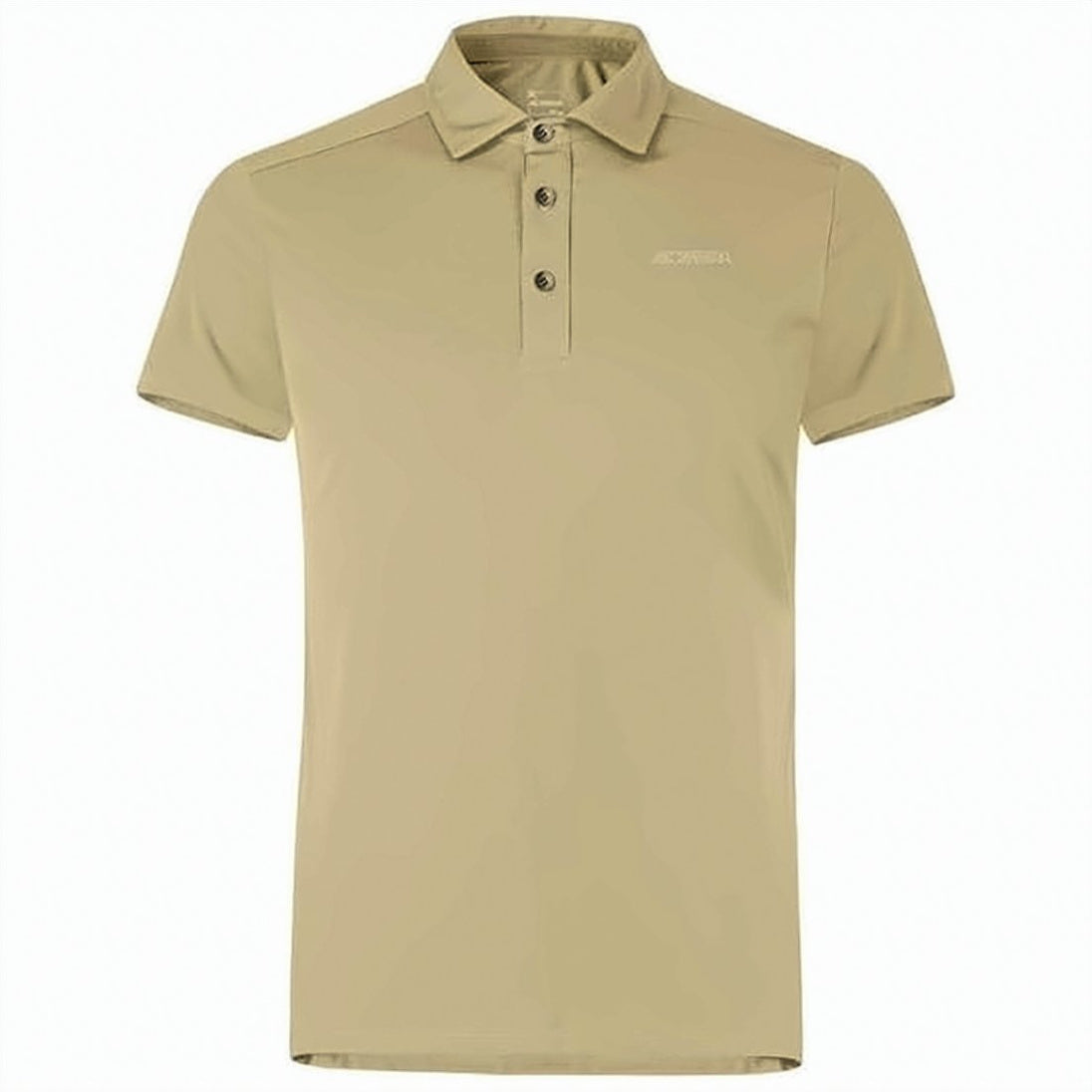 Short-Sleeve Polo Shirt with Classic Collar and Minimalist Design