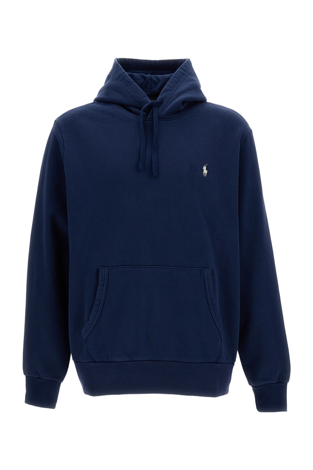 Solid Blue Crew Neck Sweater with Timeless Design