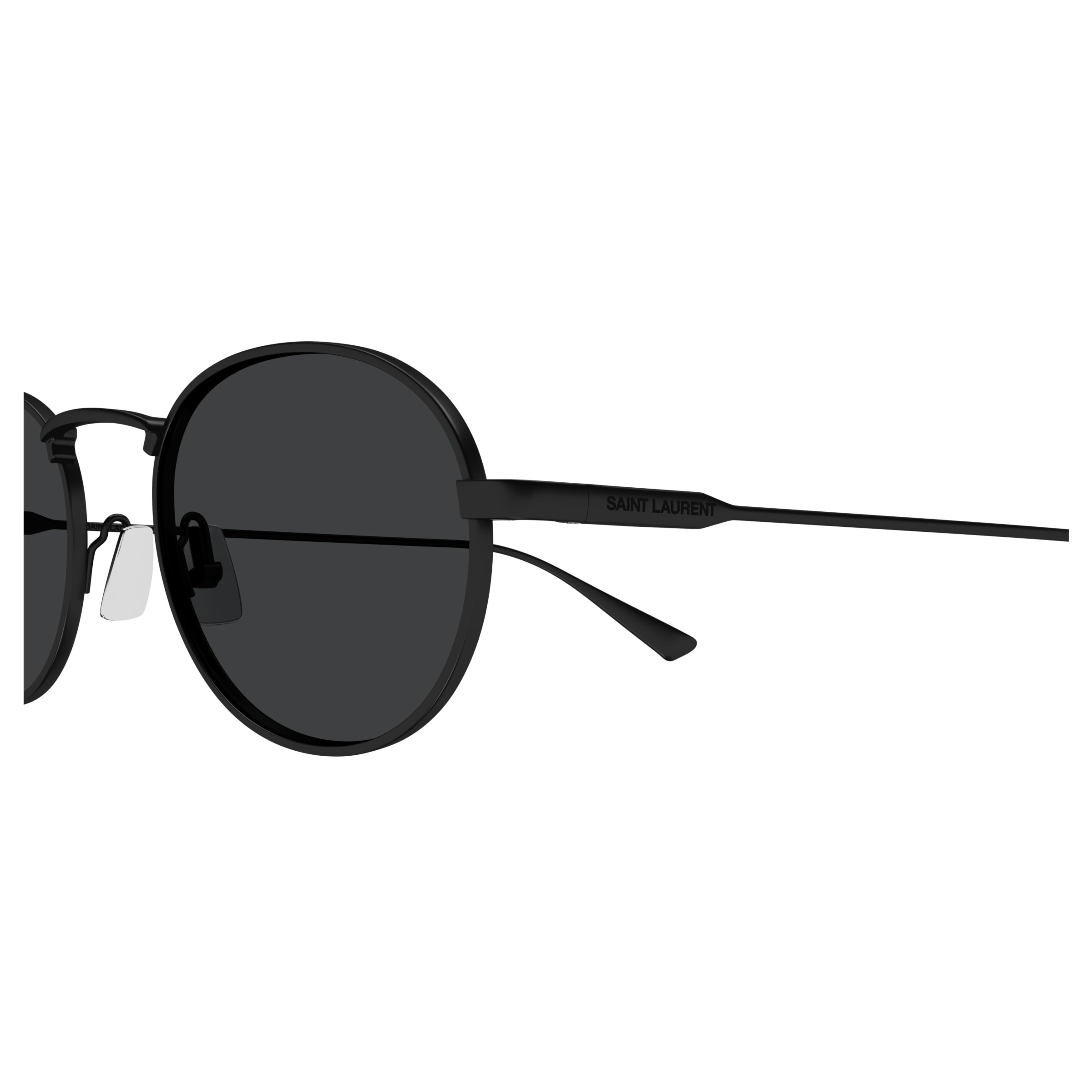 Sl 799 Black Metal Oval Sunglasses