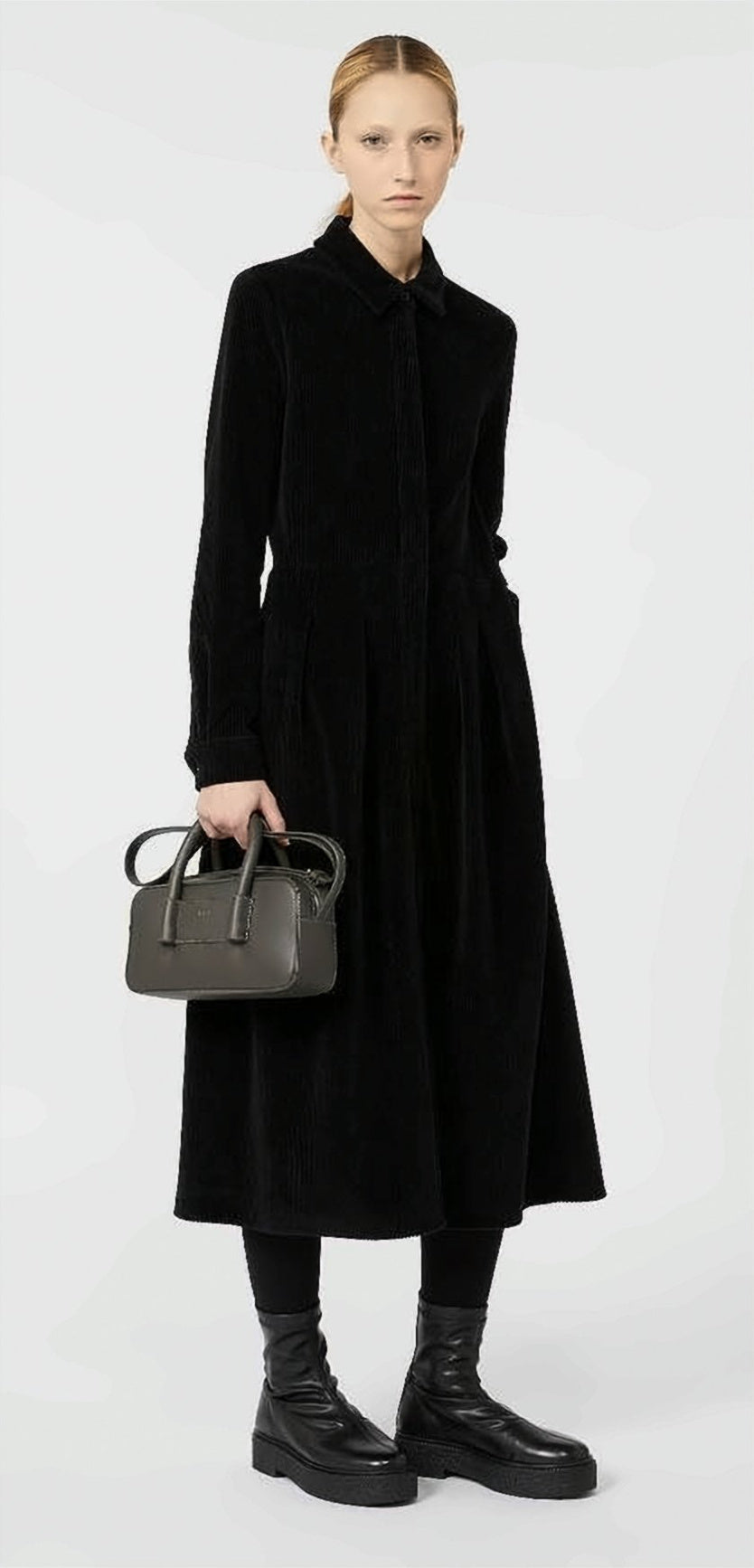 Country Dress Cotton Blend Corduroy Dress